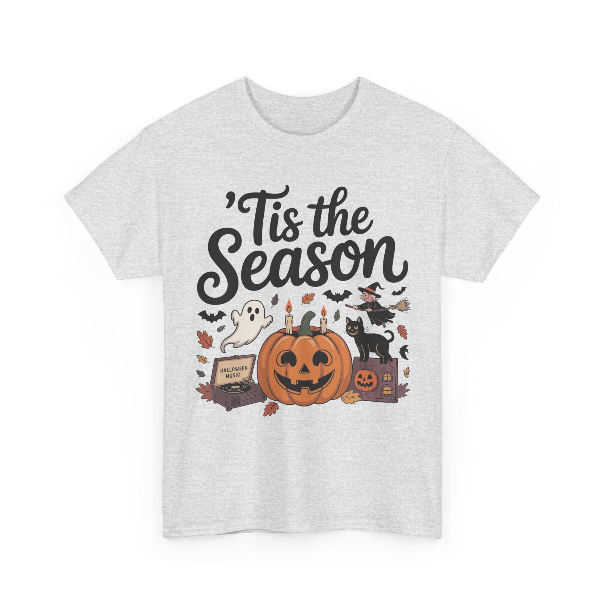 Holiday Season Unisex Cotton T-Shirt - Tis the Season Design