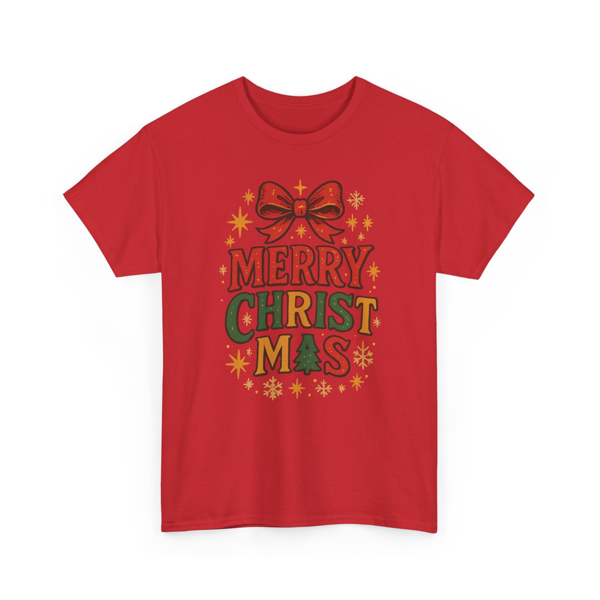 Merry Christmas Unisex Cotton Tee
