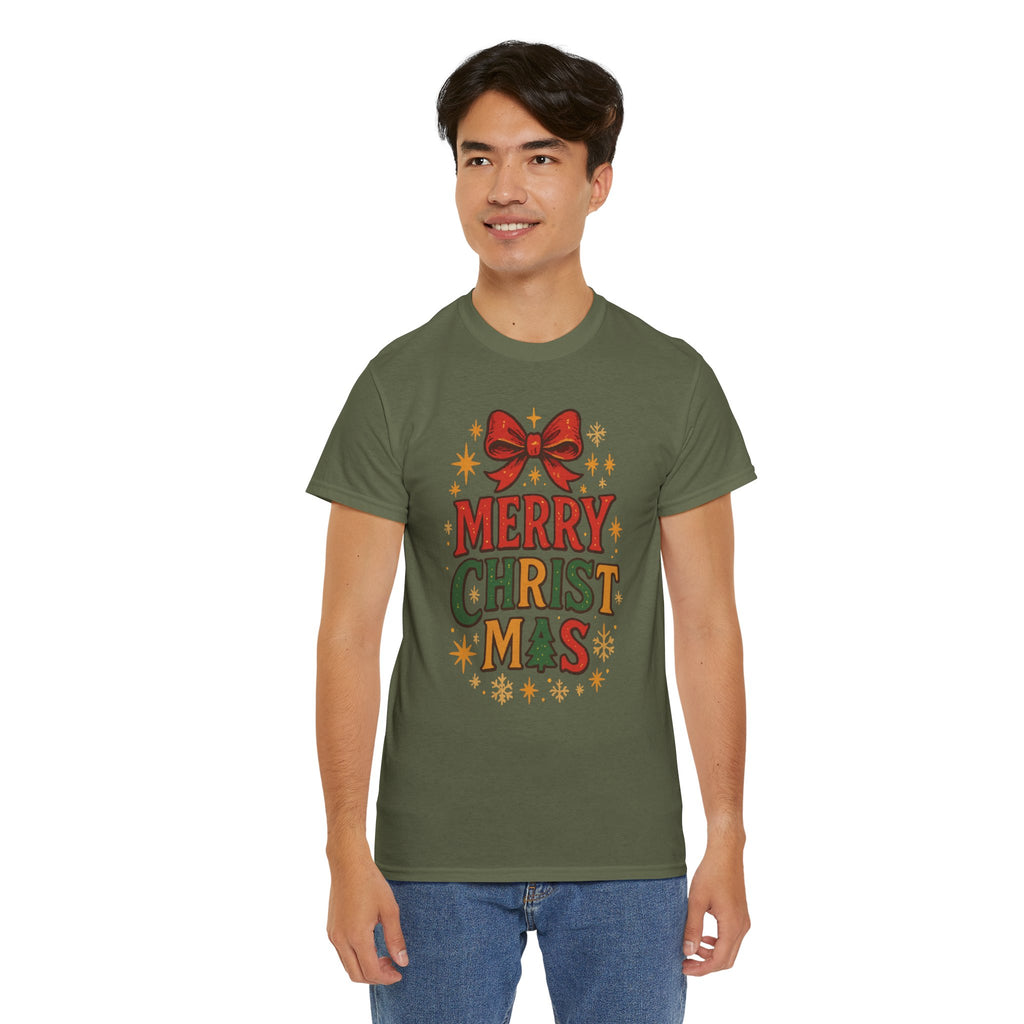 Merry Christmas Unisex Cotton Tee