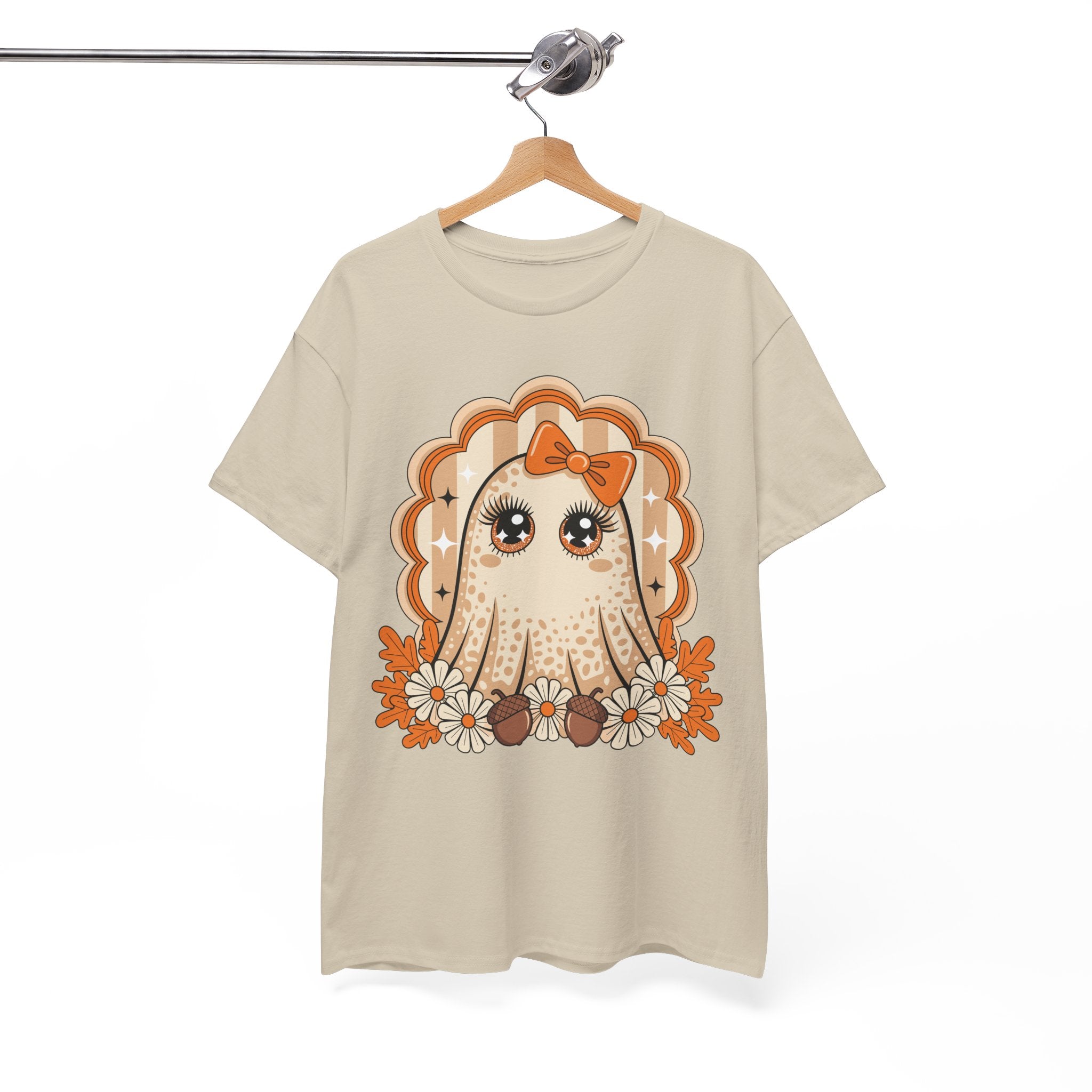 Ghost and Daisies Unisex Cotten Tee