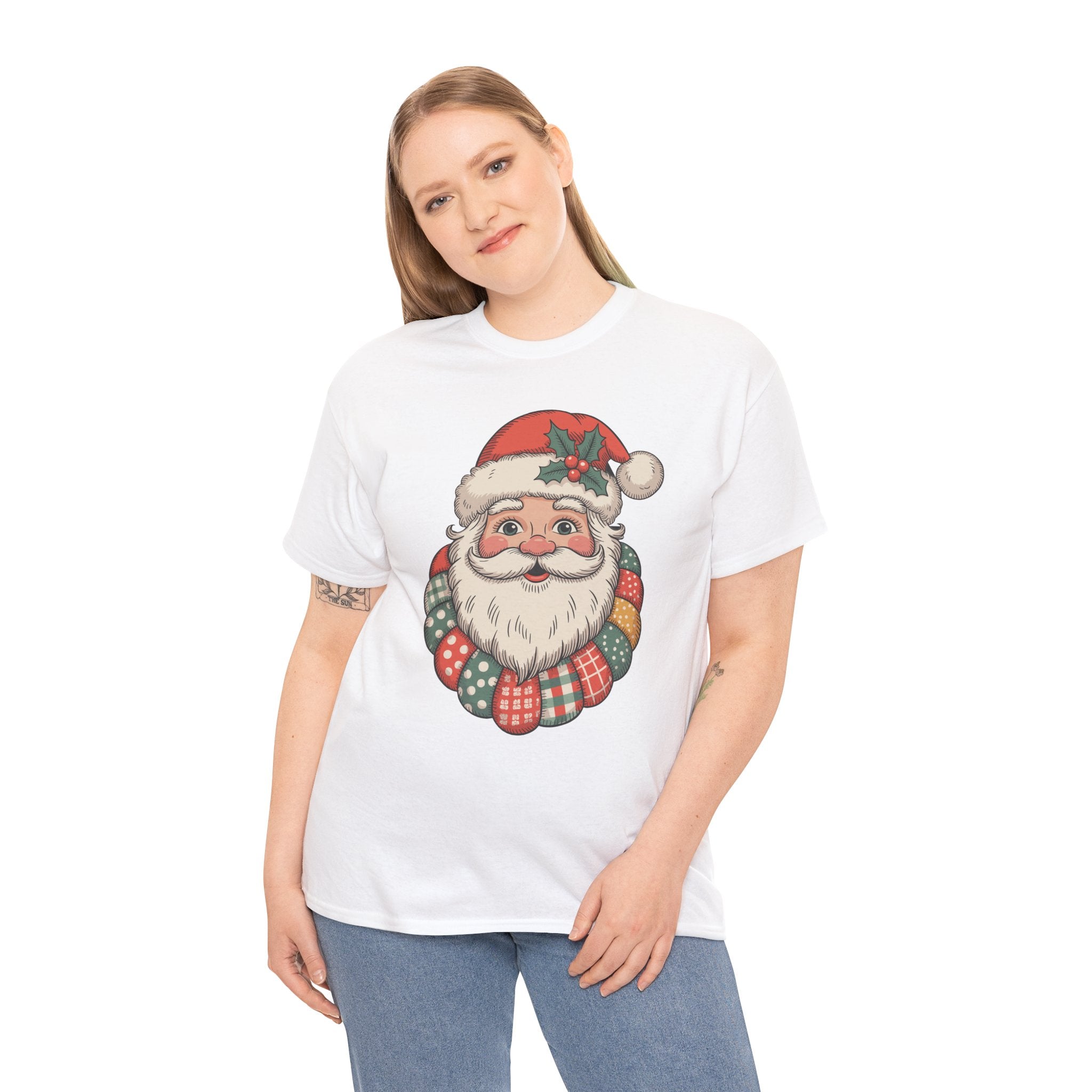 Vintage Santa Unisex Cotton Tee