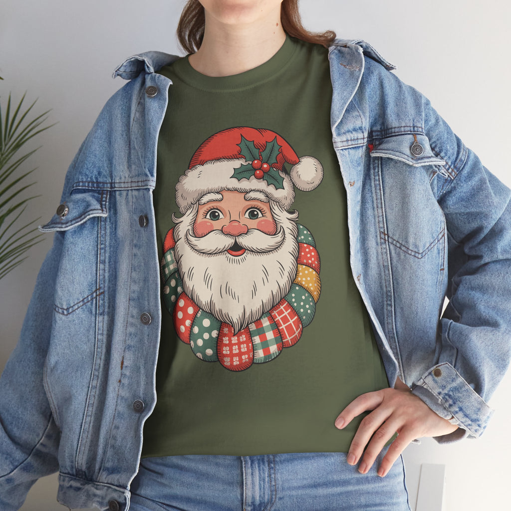 Vintage Santa Unisex Cotton Tee