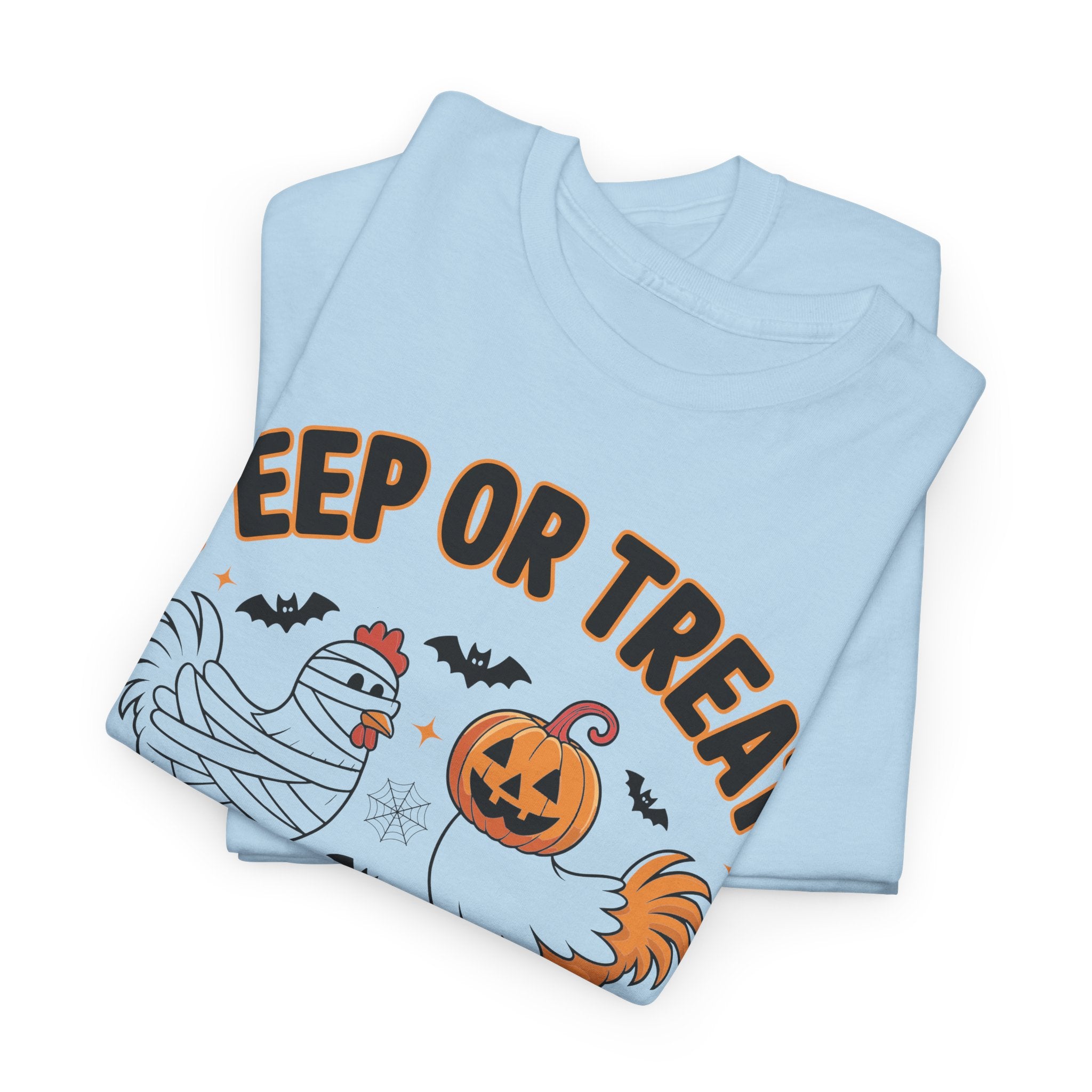 Peep or Treat Halloween Unisex Cotton Tee