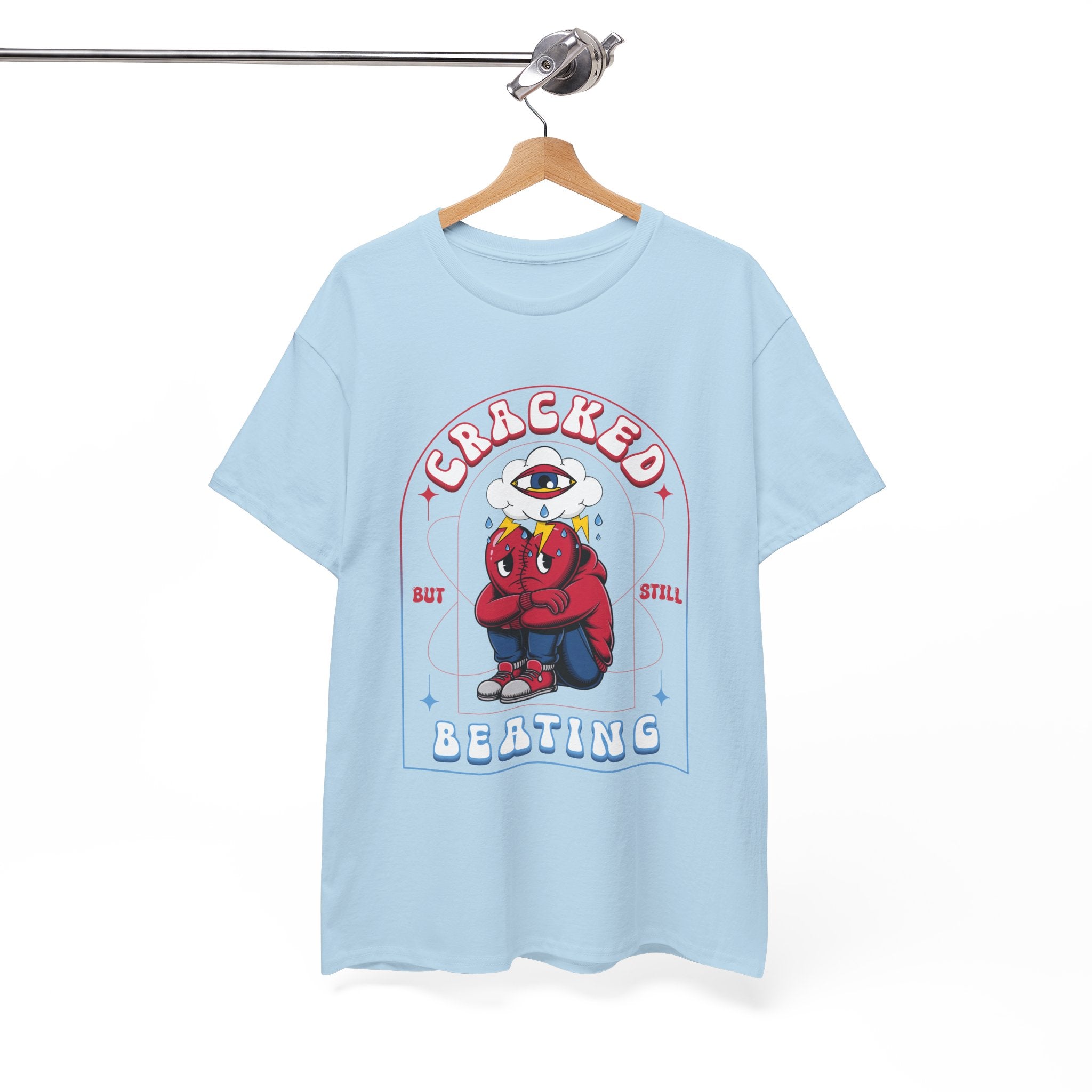 Cracked but still beating Tee