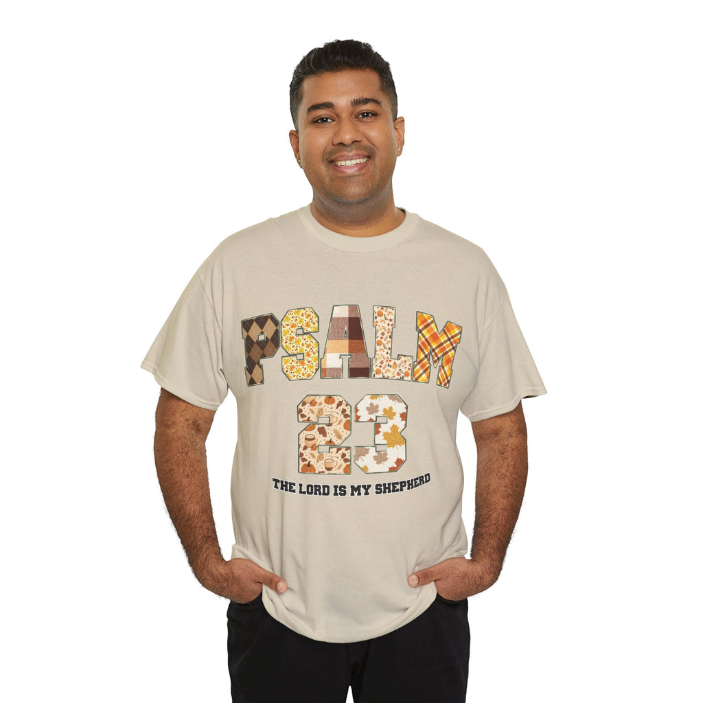 Psalm 23 Patchwork Unisex Cotton Tee