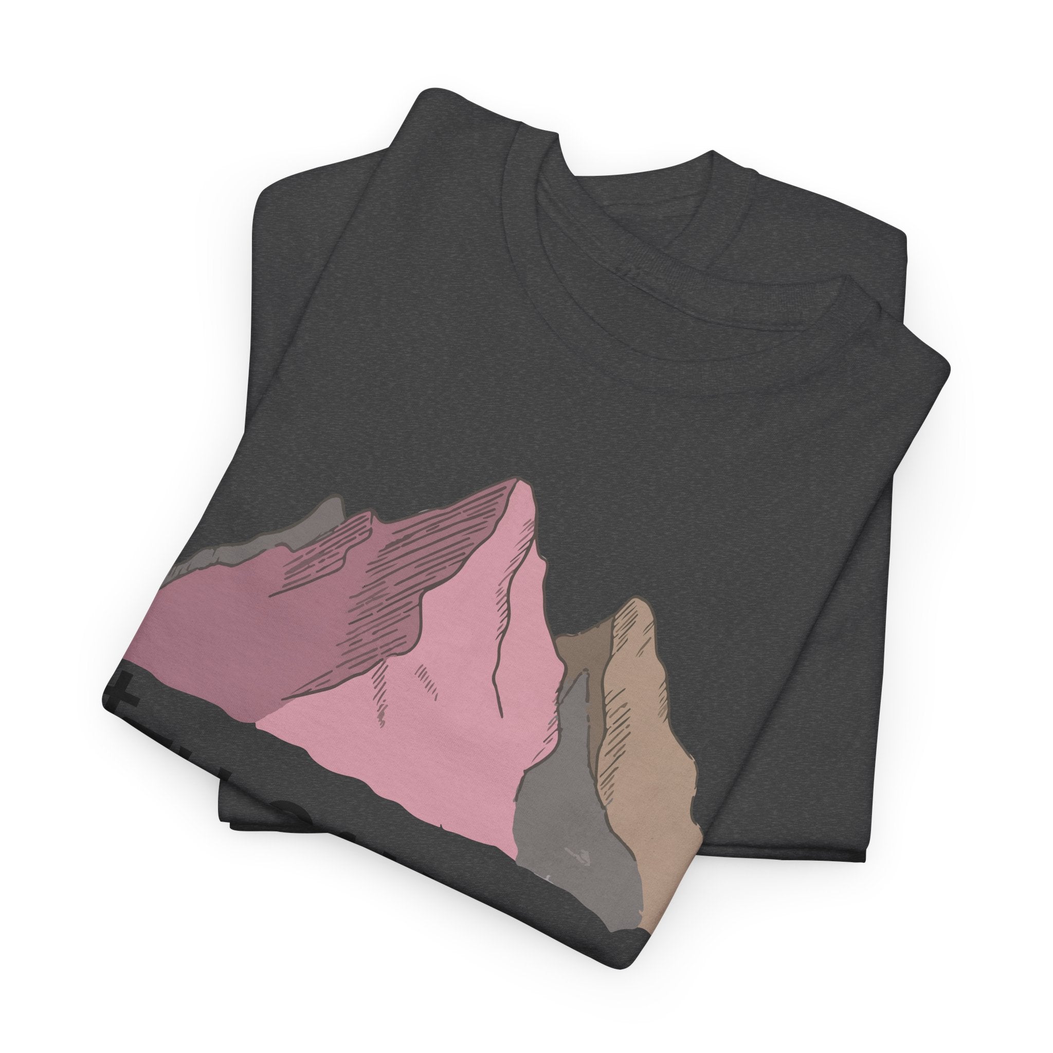 Faith Can Move Mountains Mountain Tee — Pastel Inspirational Christian Unisex Cotton T-Shirt