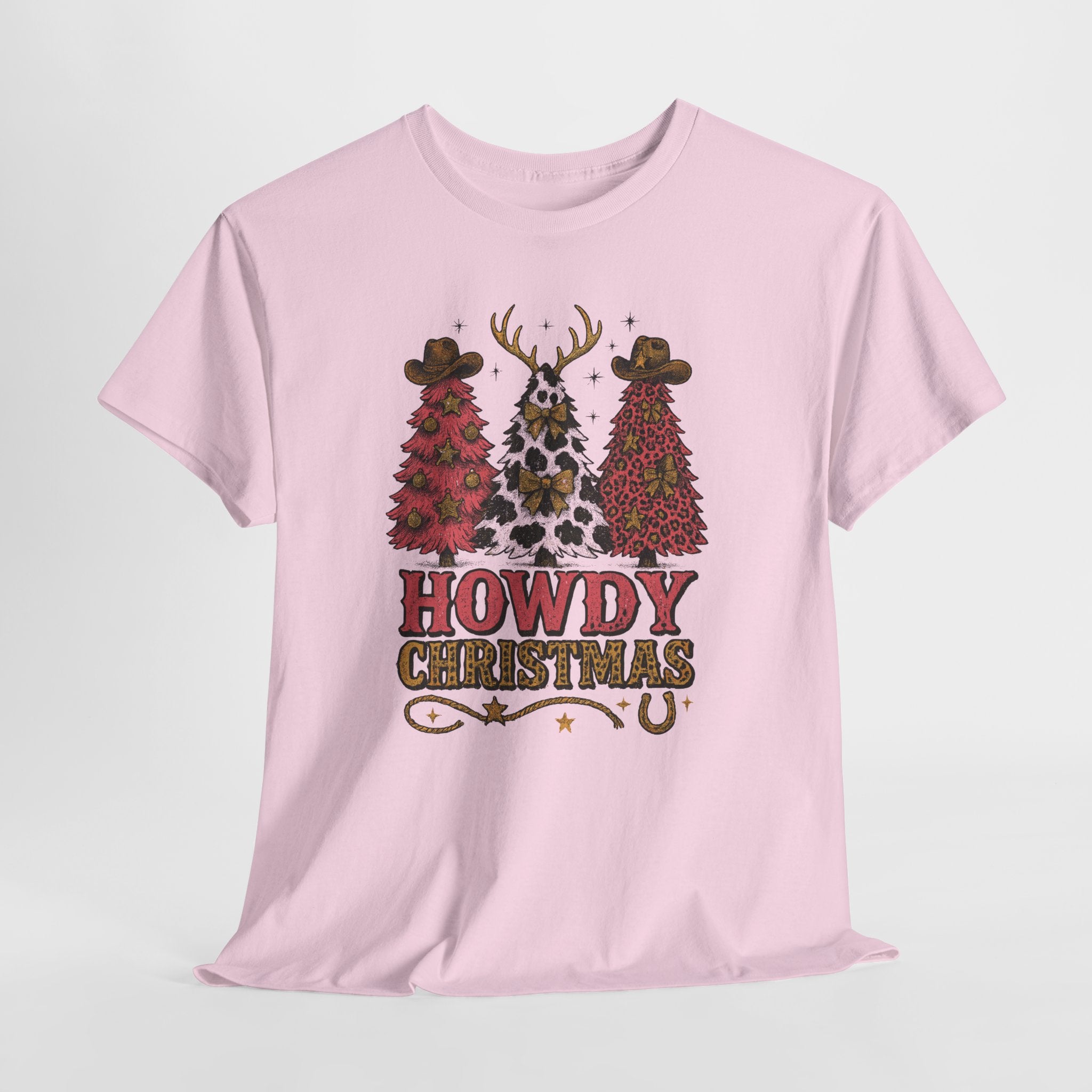 Western Christmas Unisex Cotton Tee