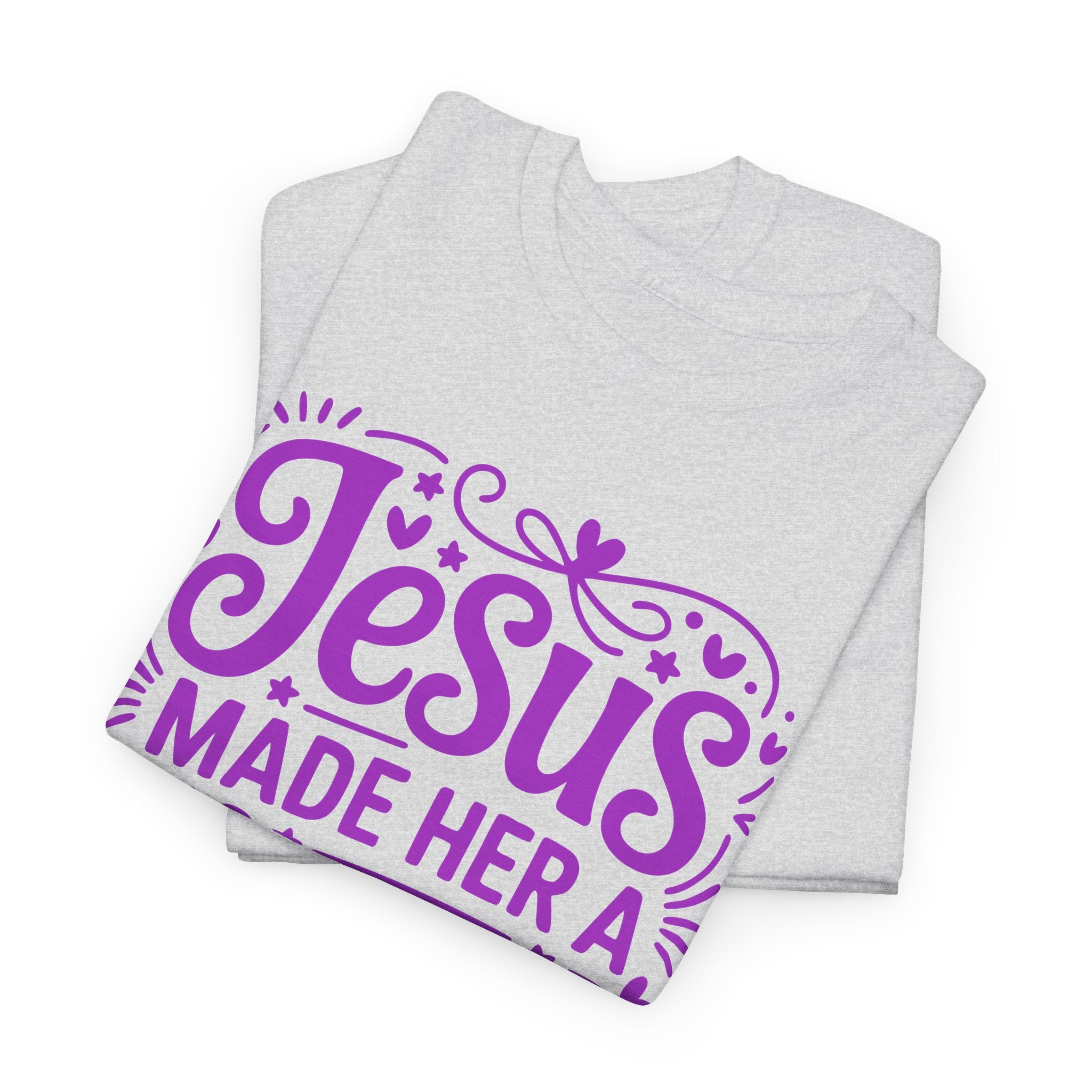 Jesus Made Her a Mama — Christian MamaUnisex Cotton T-Shirt