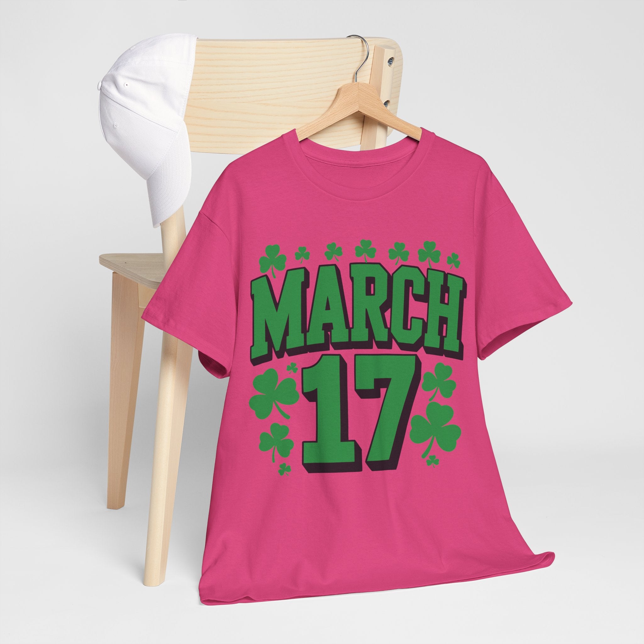 St. Patrick’s Day March 17 Shamrock Unisex Cotton T‑Shirt