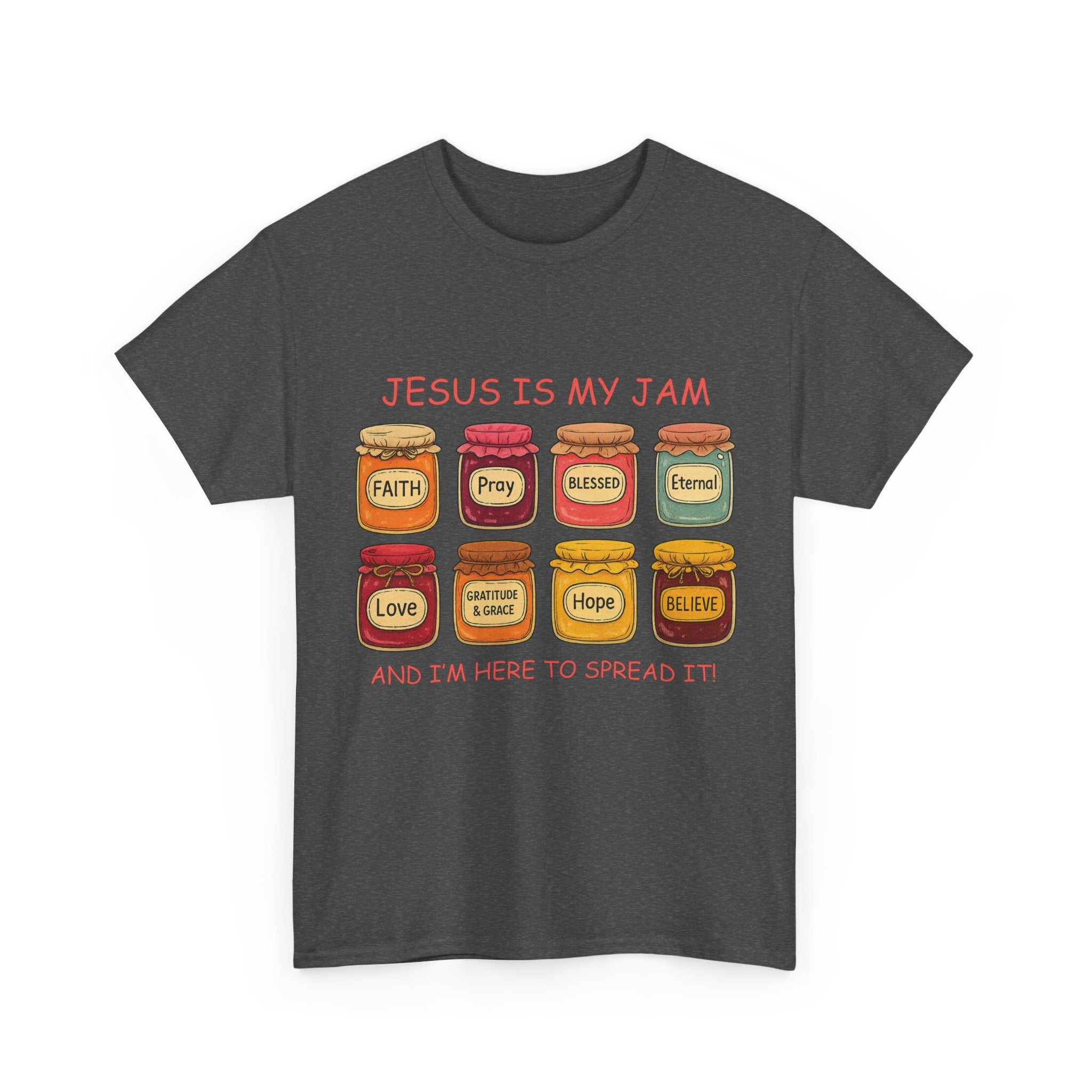 Jesus Is My Jam T-Shirt — Christian Faith Jam Jar Unisex Cotton Tee