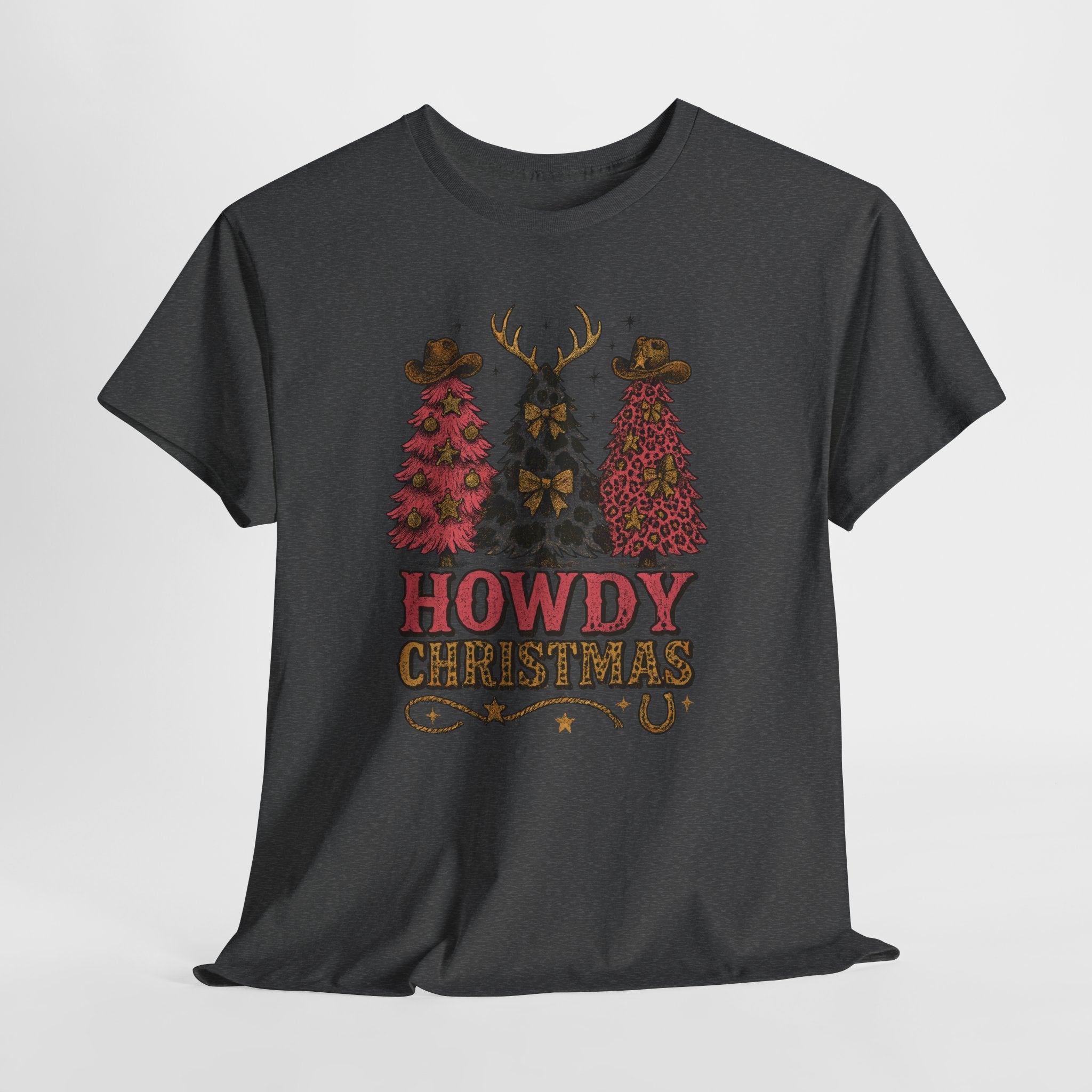 Western Christmas Unisex Cotton Tee