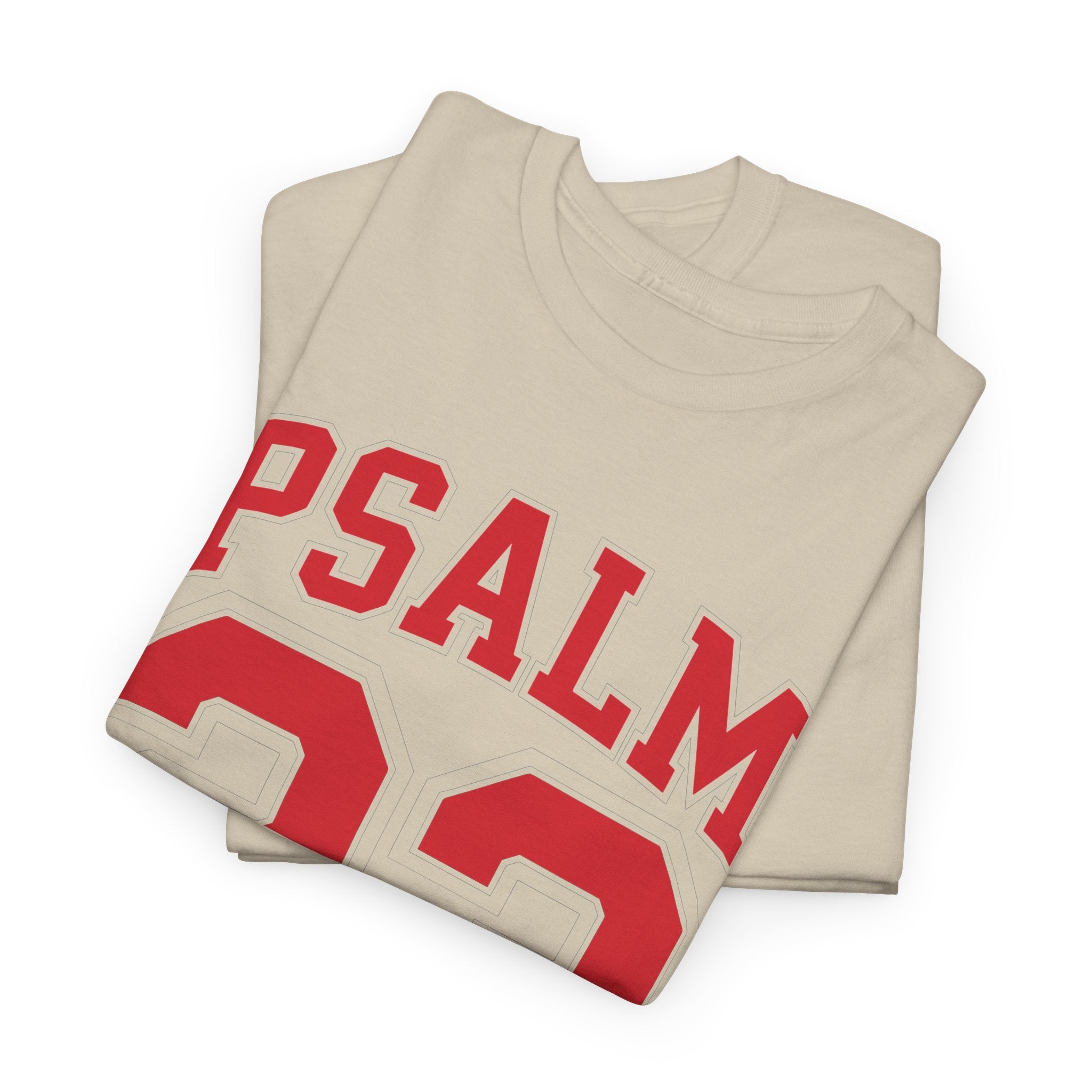 Psalm 23 Varsity T-Shirt — “The Lord Is My Shepherd” Unisex Cotton Tee