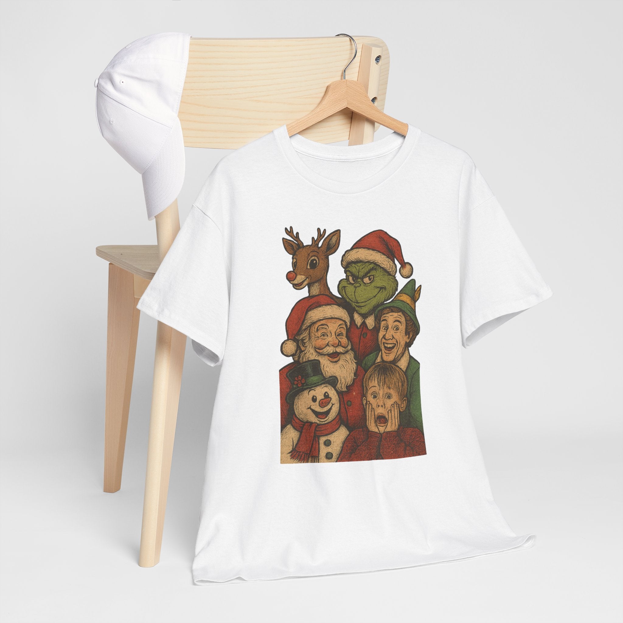 Christmas Icon Vintage Unisex Cotton Tee