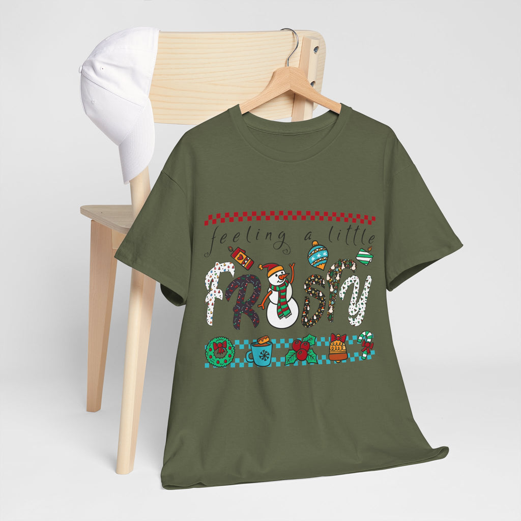 Christmas Frosty Unisex Cotton Tee