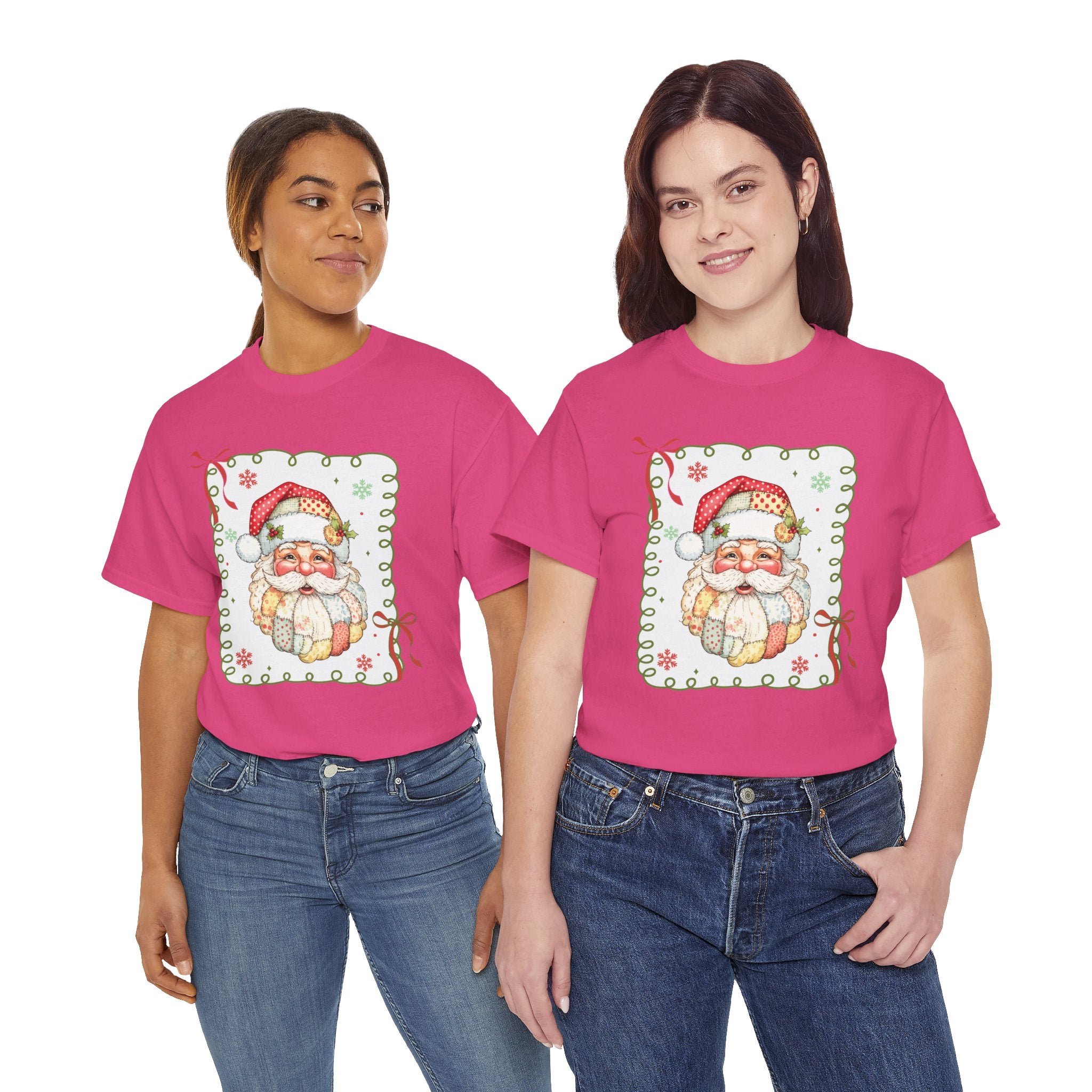 Santa Vintage Unisex Cotton Tee