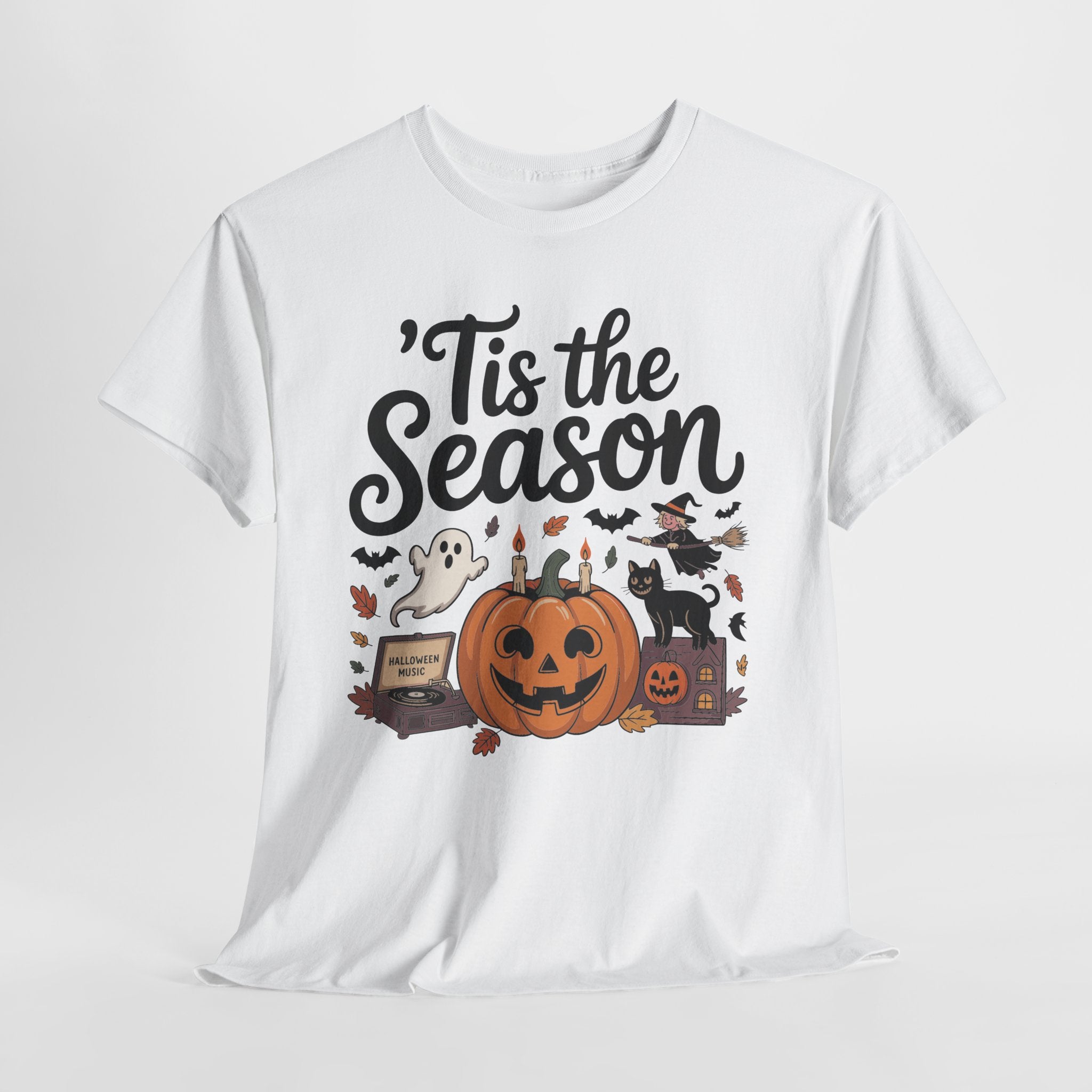 Holiday Season Unisex Cotton T-Shirt - Tis the Season Design