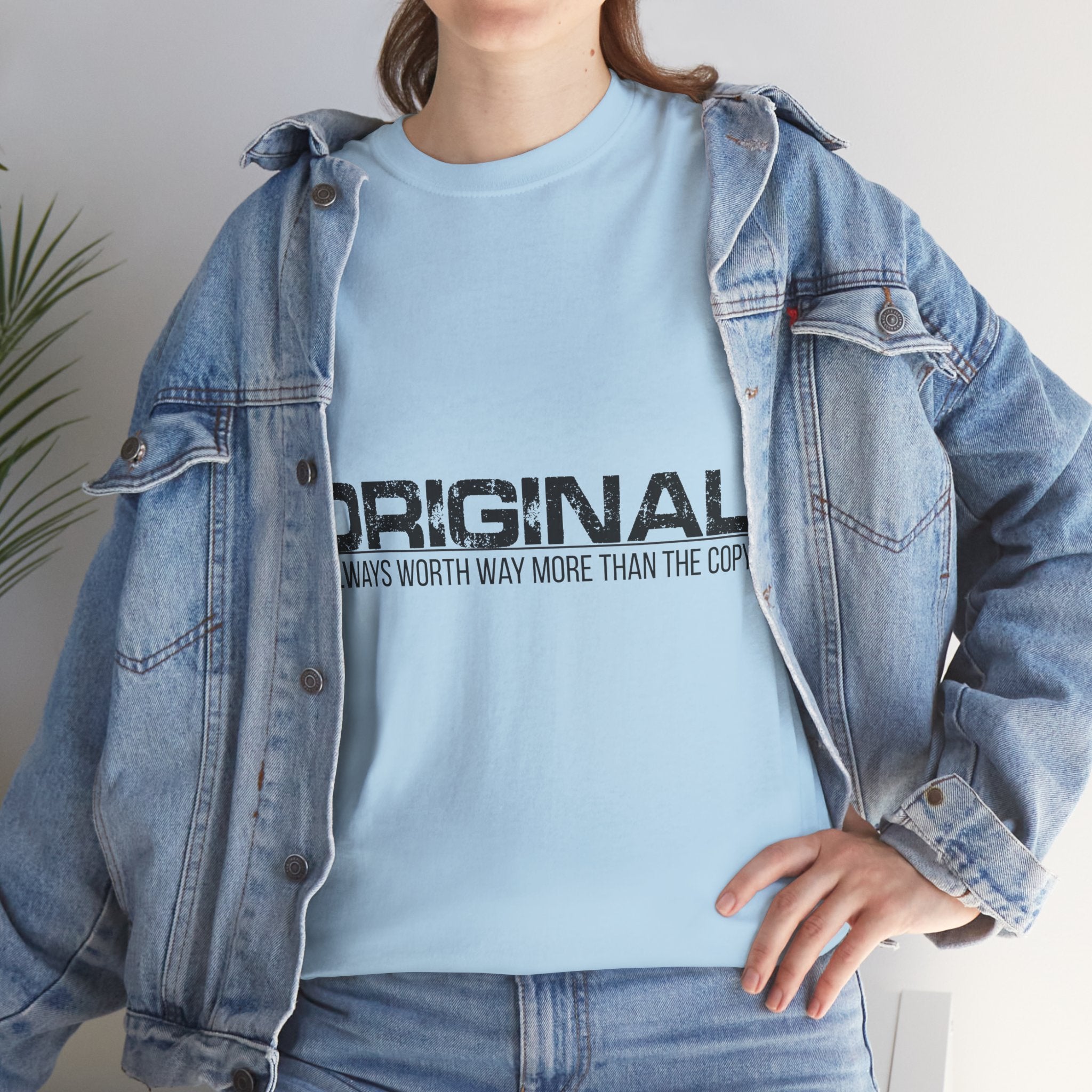 STAY SILENT Minimalist Tee — Vertical Text Black Unisex Cotton Tee