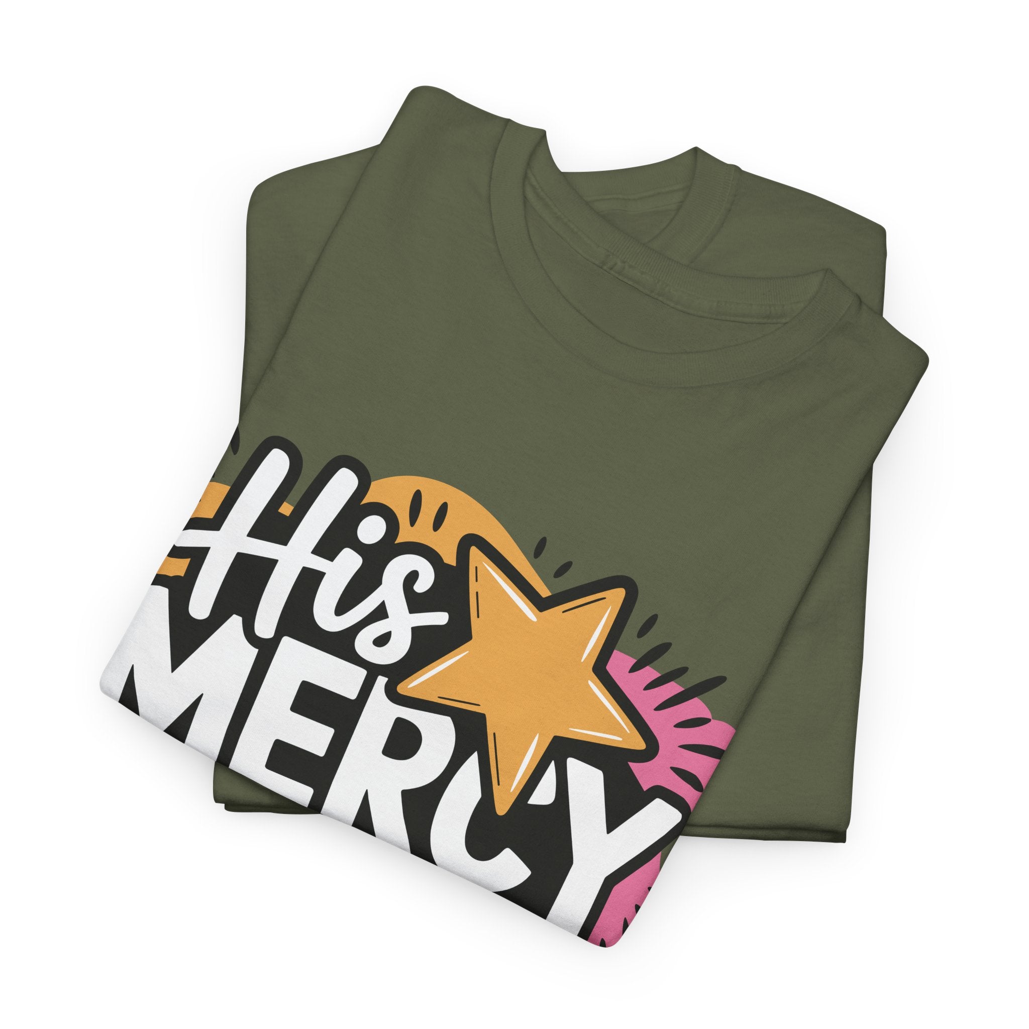 His Mercy Rewrote My Story Tee — Retro Christian Graphic T-Shirt