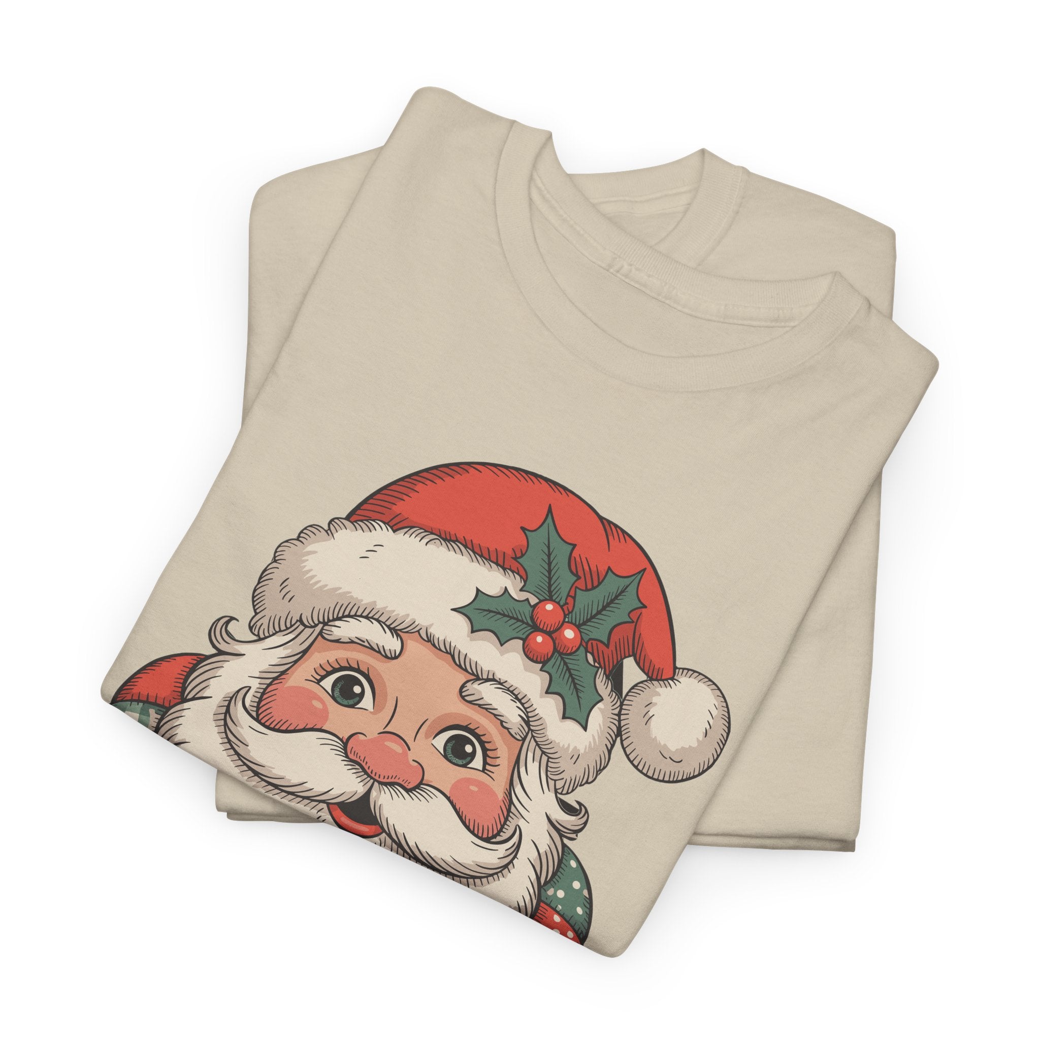 Vintage Santa Unisex Cotton Tee