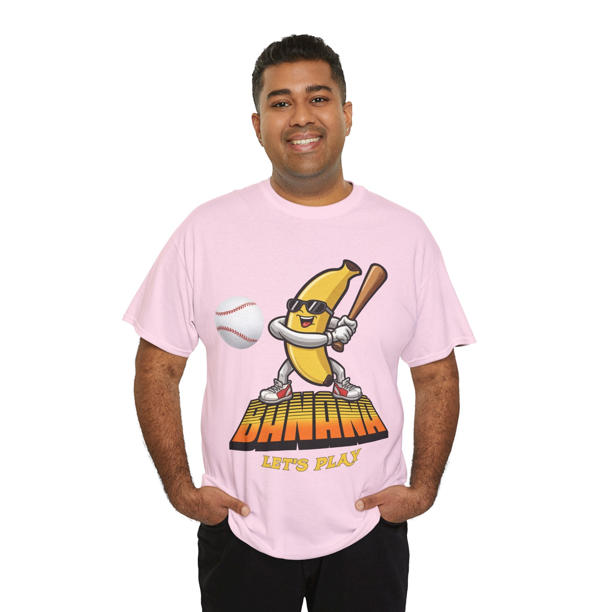 Banana Playing Baseball Tee