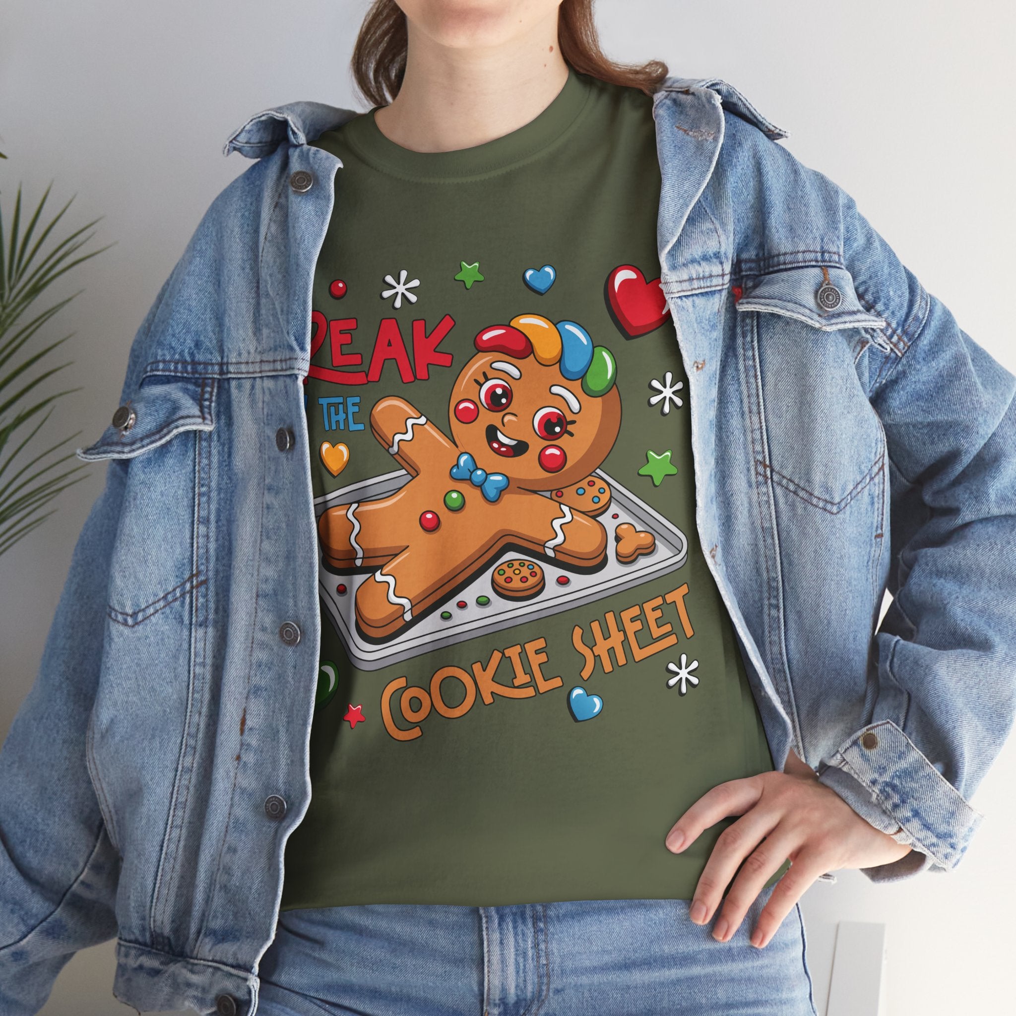Gingerbread ‘I’m Freak on the Cookie Sheet’ Unisex Cotton Tee
