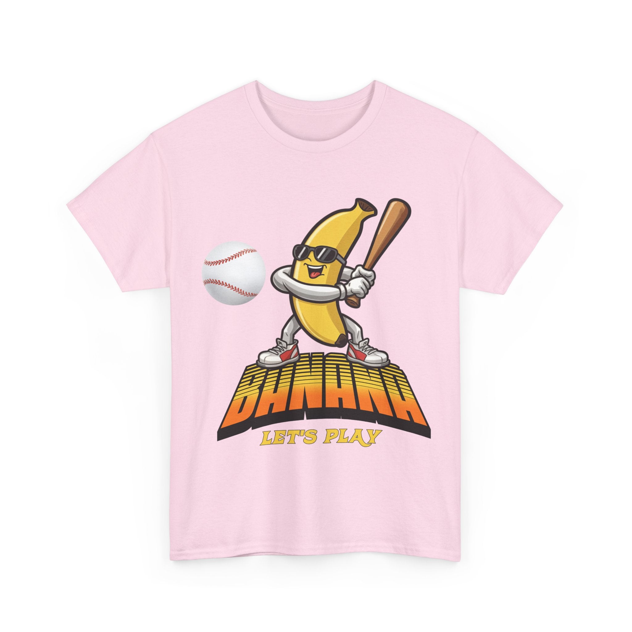 Banana Playing Baseball Tee