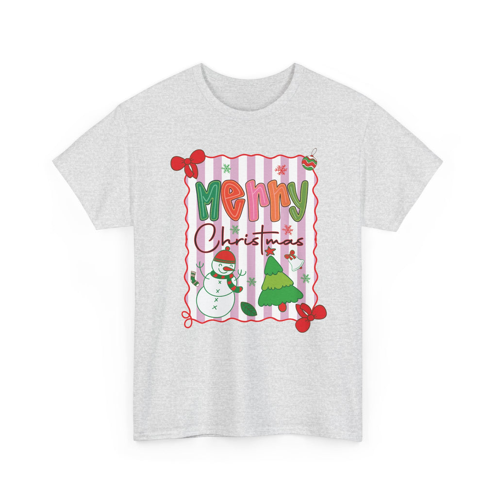 Christmas Snowman Unisex Cotton Tee