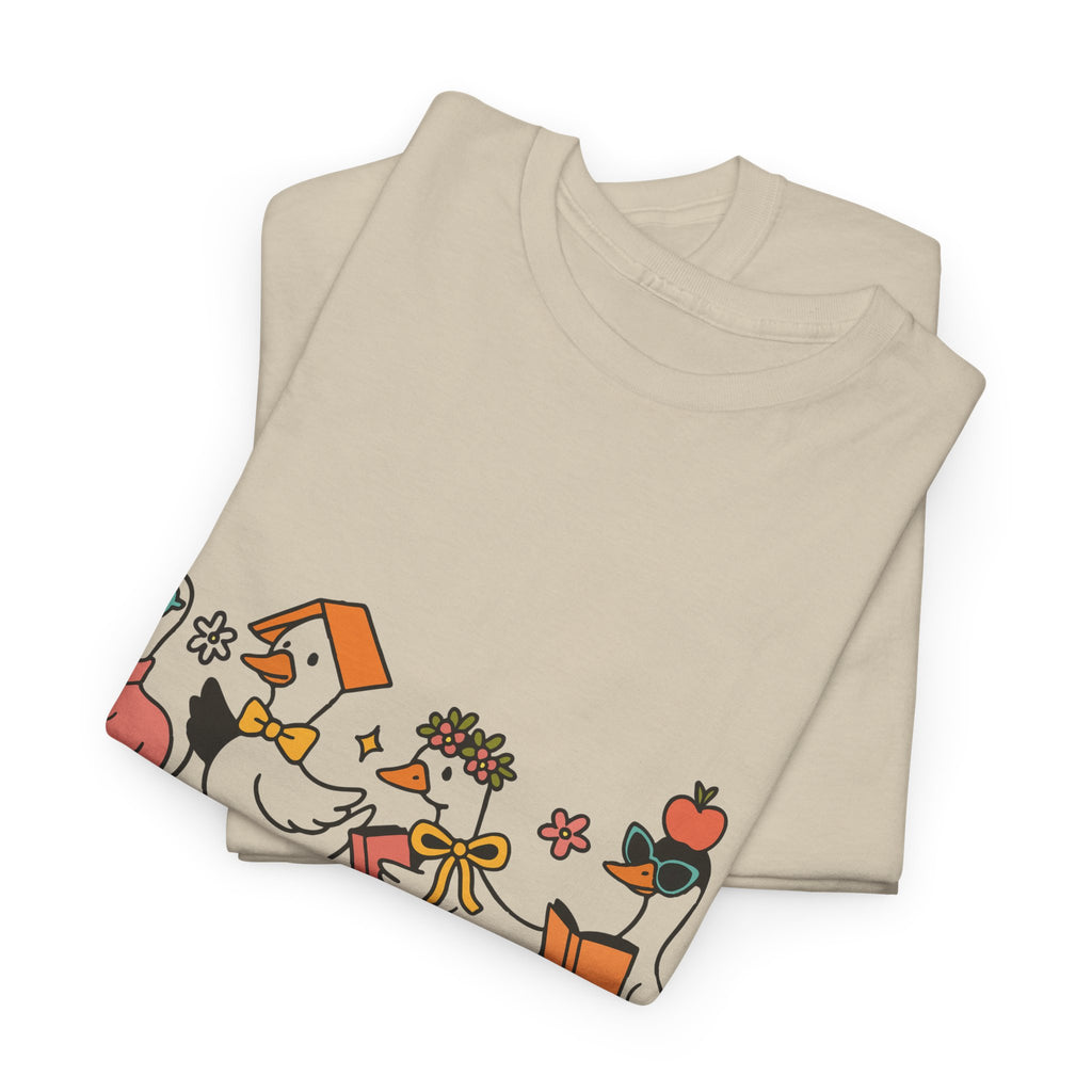 "Just A Preschool Goose" Unisex Cotton Tee