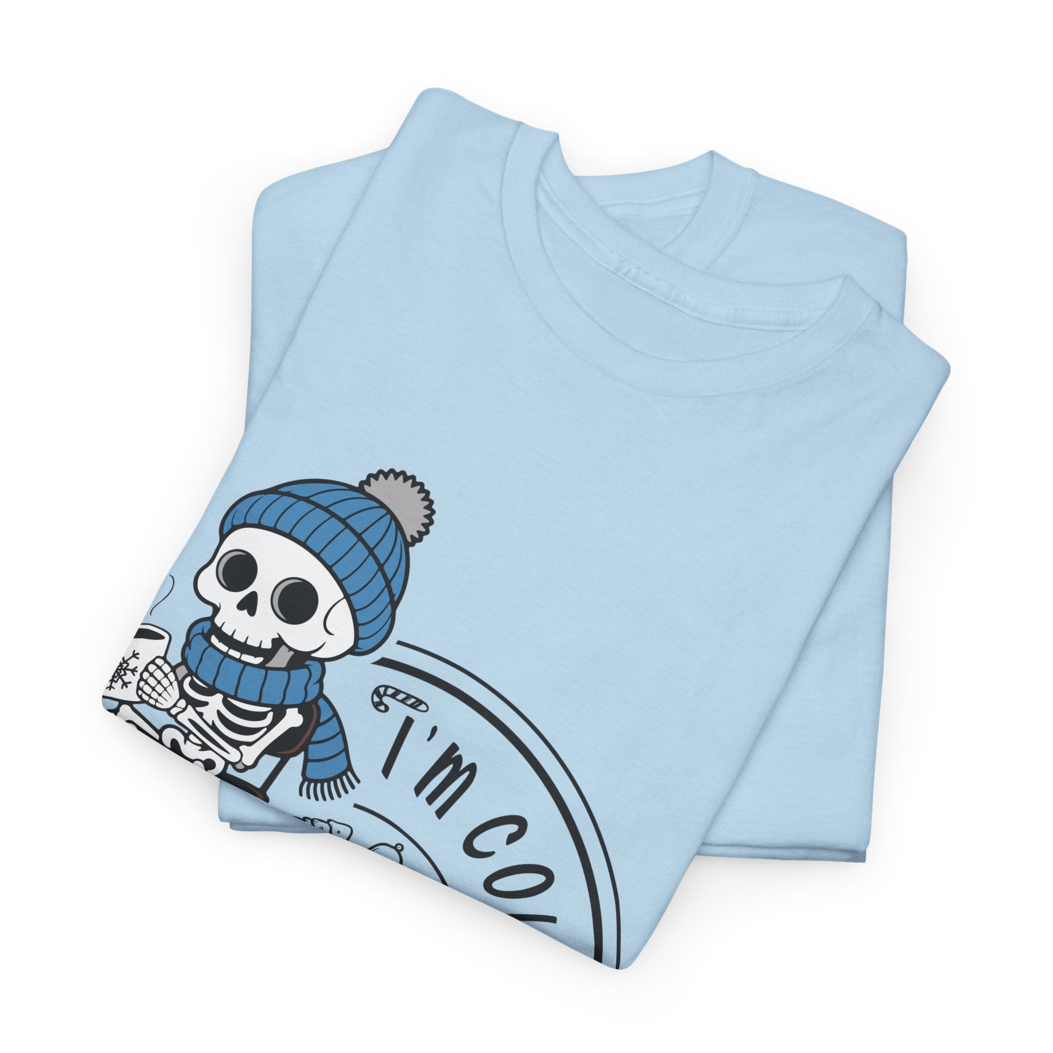 Cozy Skeleton Unisex Cotton Tee