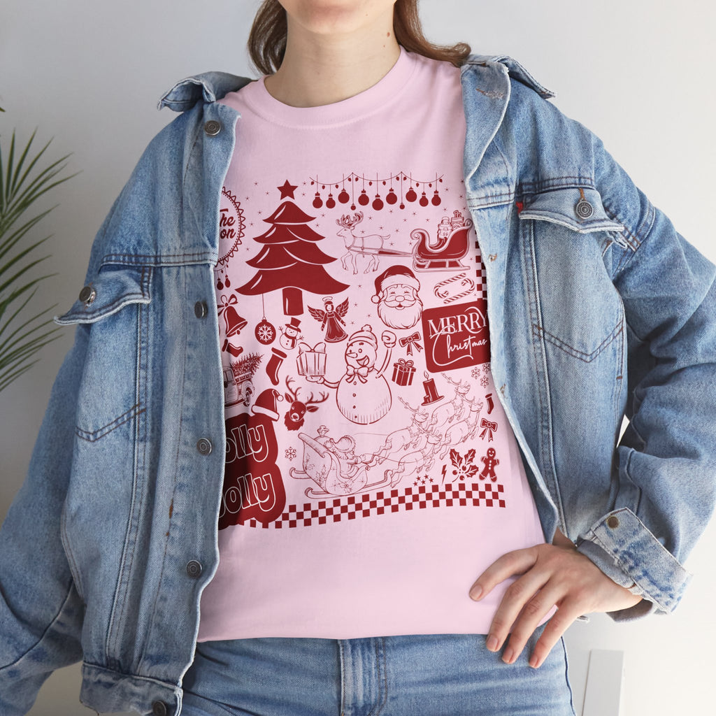 Christmas Festive Unisex Cotton T-shirt