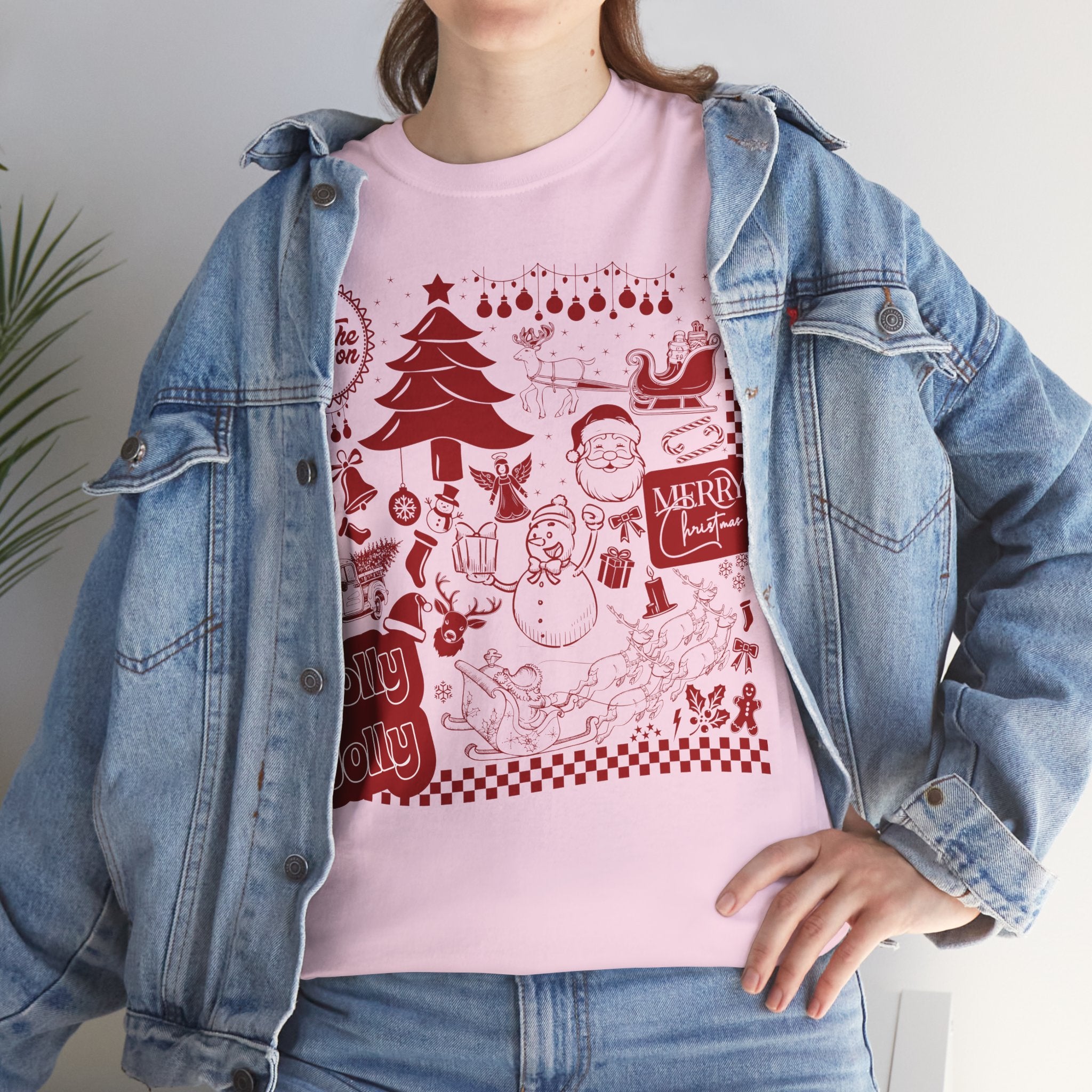 Christmas Festive Unisex Cotton T-shirt
