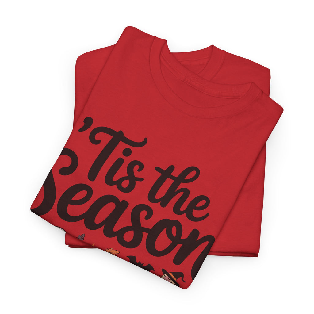 Holiday Season Unisex Cotton T-Shirt - Tis the Season Design