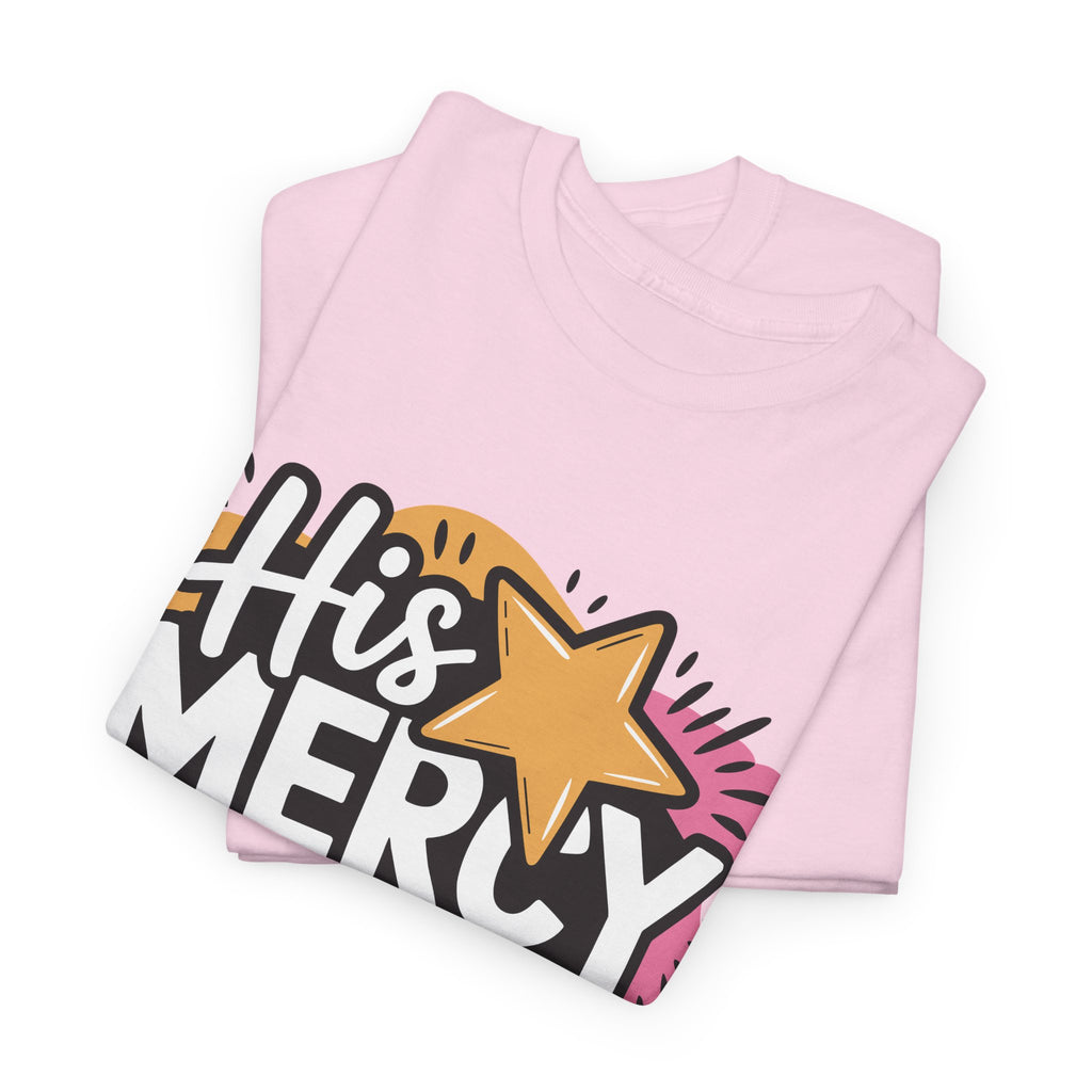 His Mercy Rewrote My Story Tee — Retro Christian Graphic T-Shirt