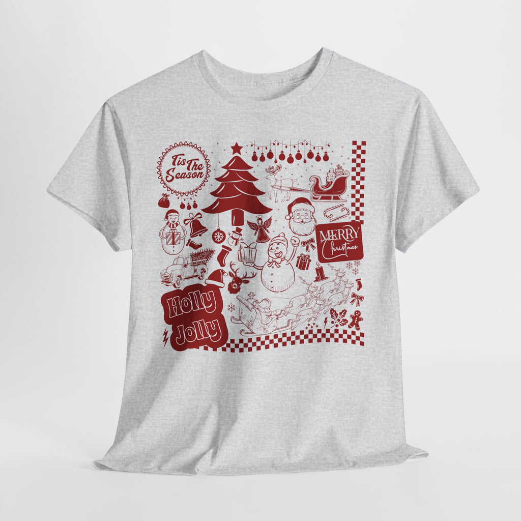 Christmas Festive Unisex Cotton T-shirt