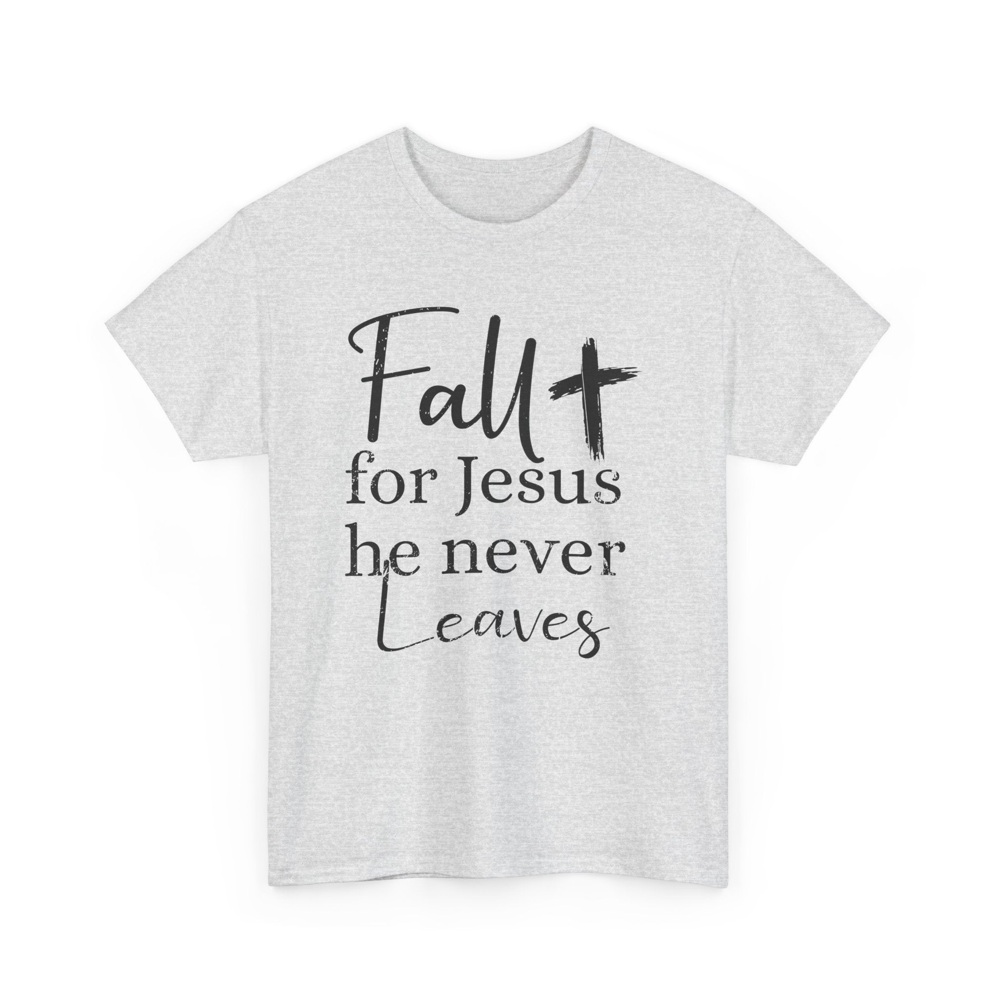 Fall for Jesus Pumpkin Church Unisex Cotton T-Shirt