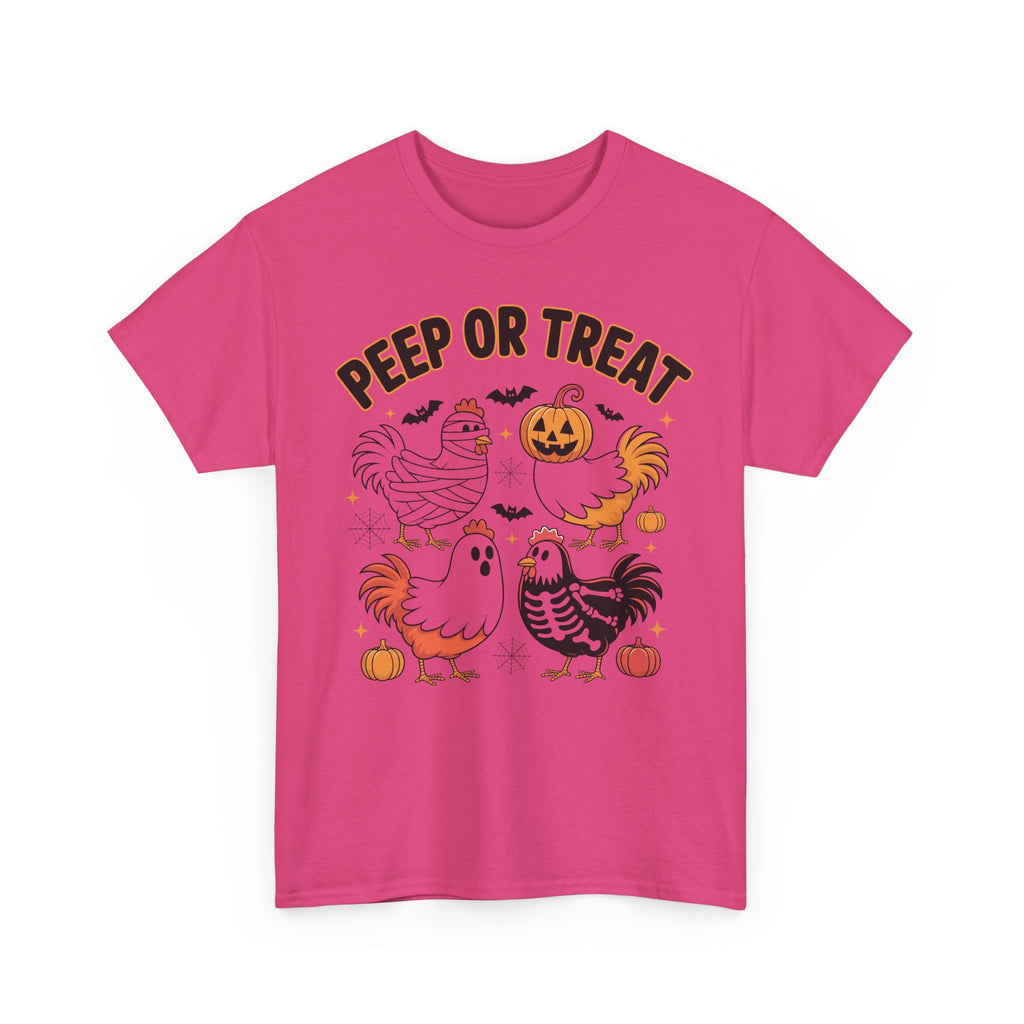 Peep or Treat Halloween Unisex Cotton Tee