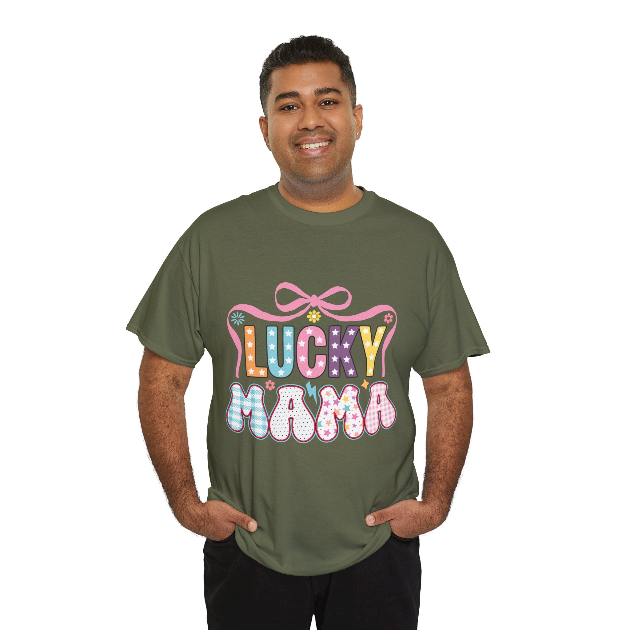 Lucky Mama Unisex Cotton Tee
