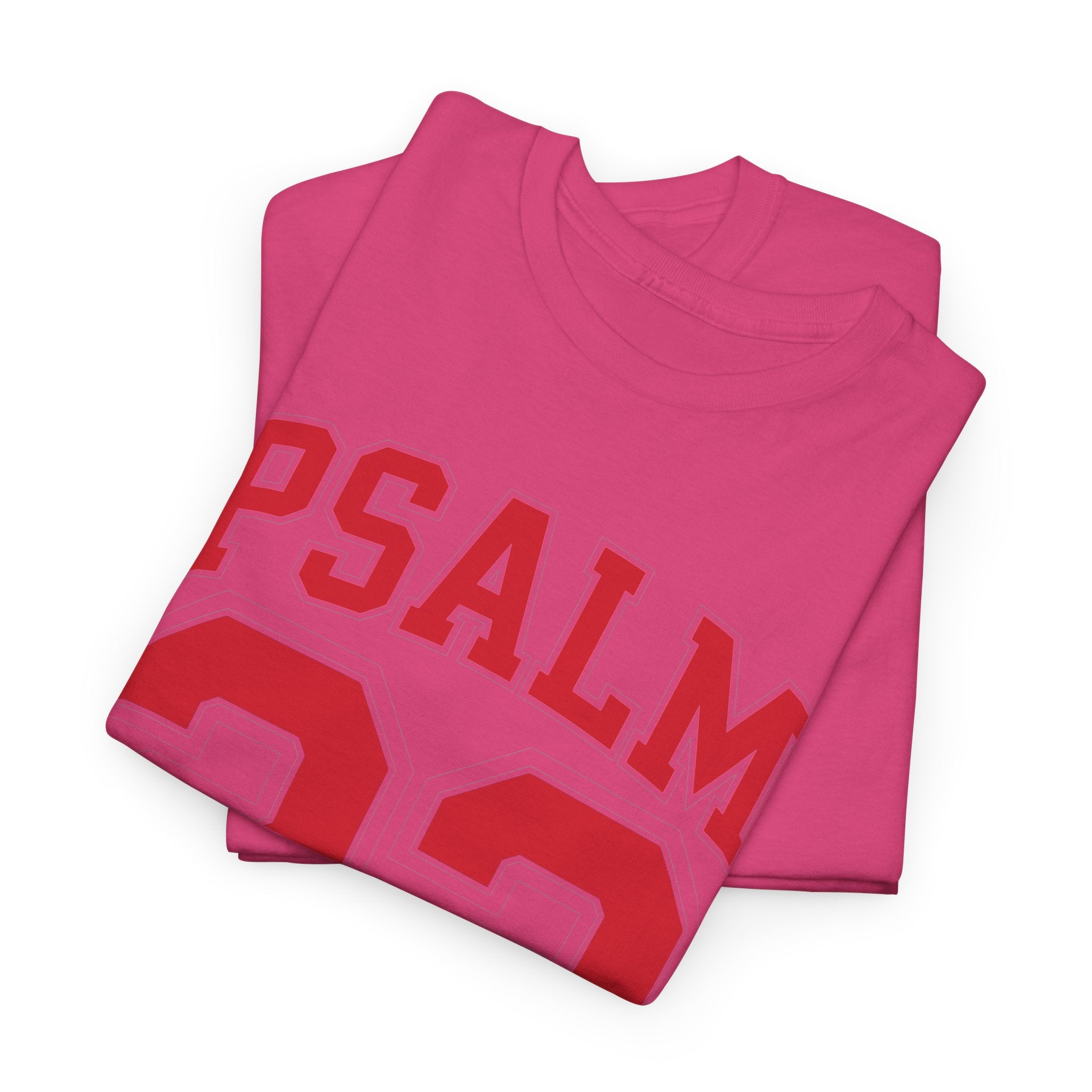 Psalm 23 Varsity T-Shirt — “The Lord Is My Shepherd” Unisex Cotton Tee