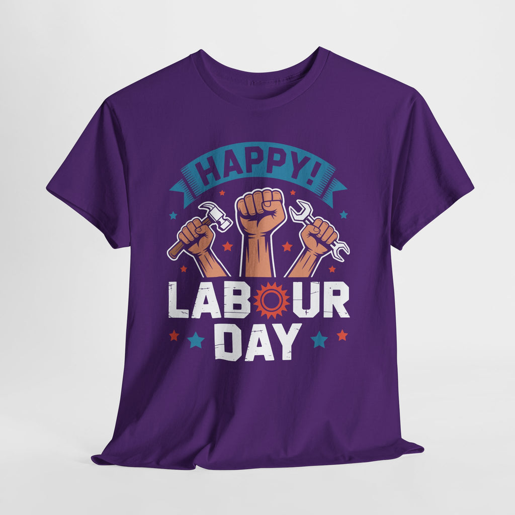 Happy US Labour Day Unisex Heavy Cotton T-Shirt
