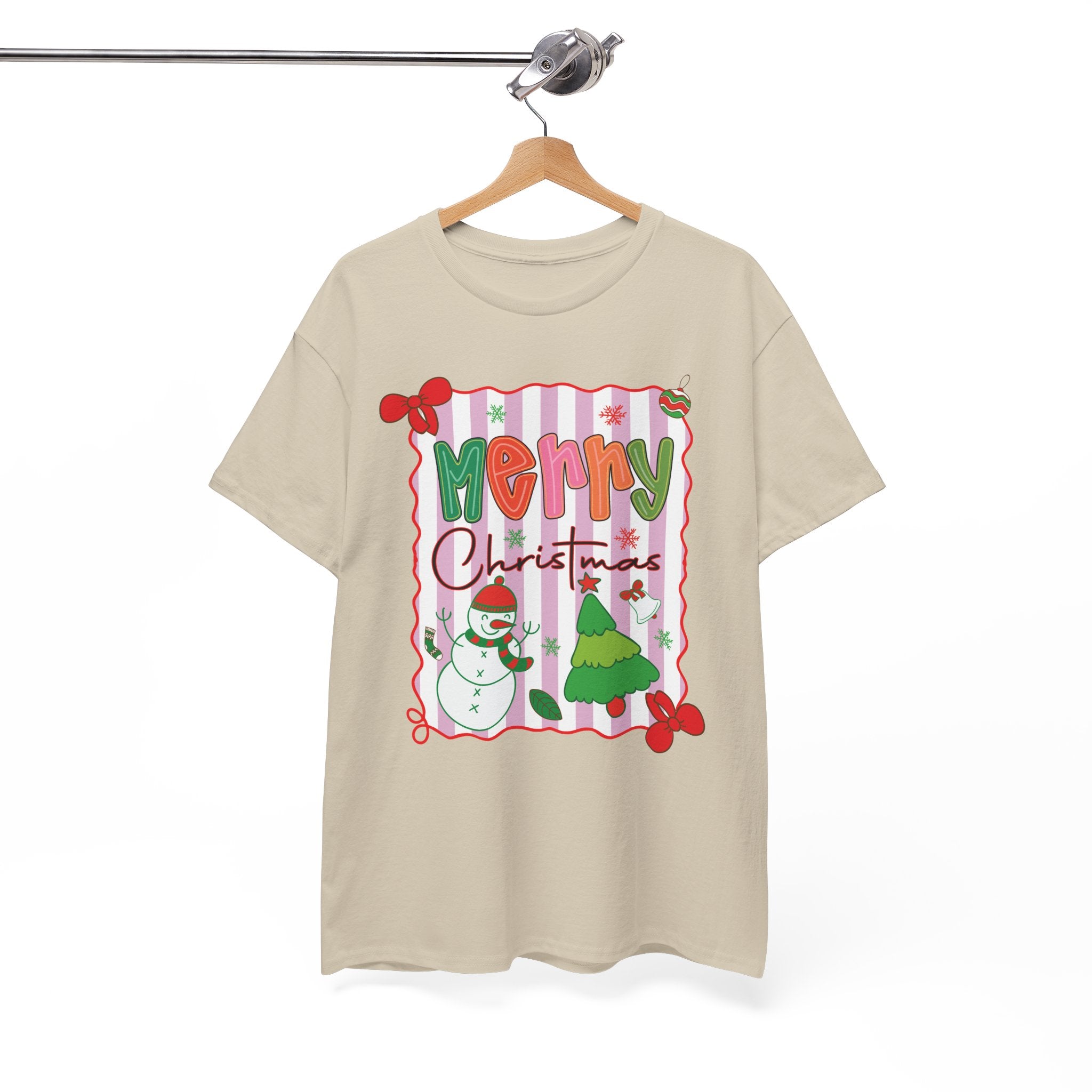 Christmas Snowman Unisex Cotton Tee