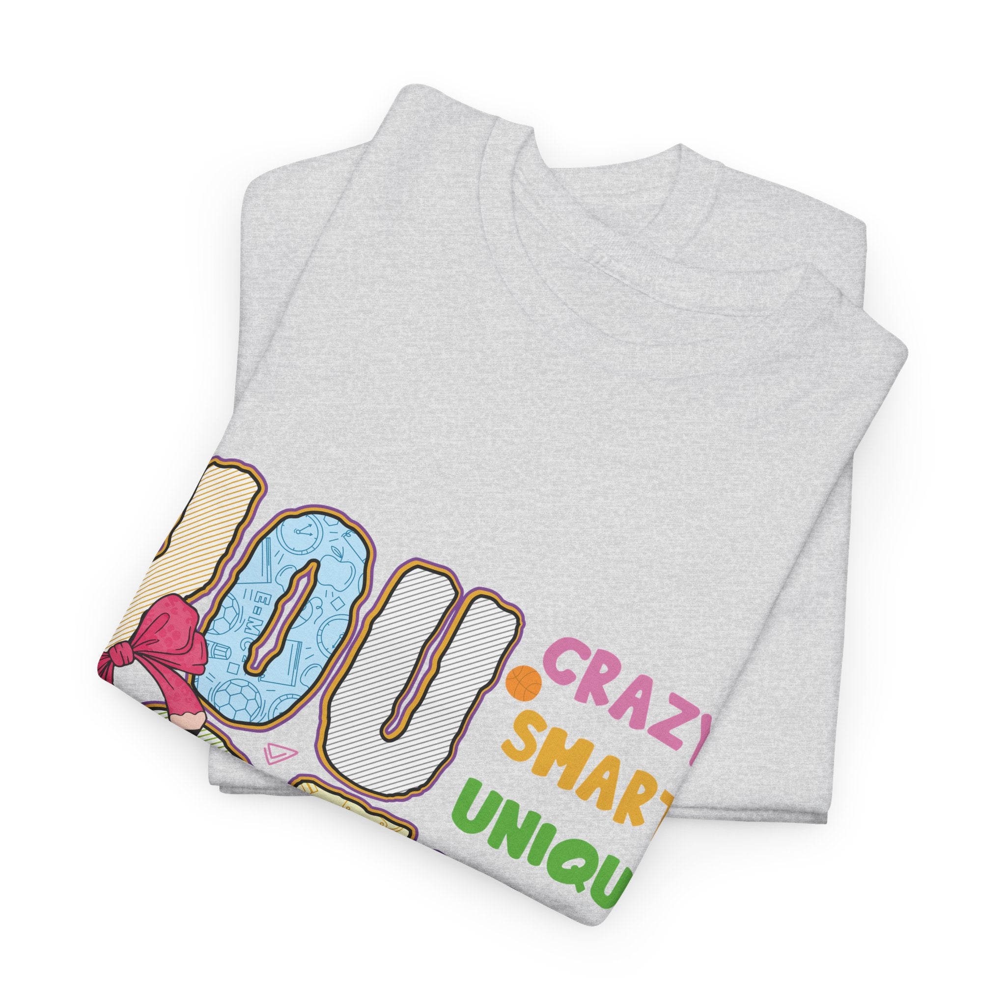Empowering Quote Unisex Tee - Crazy, Smart, Unique, Strong, Loved, Helpful