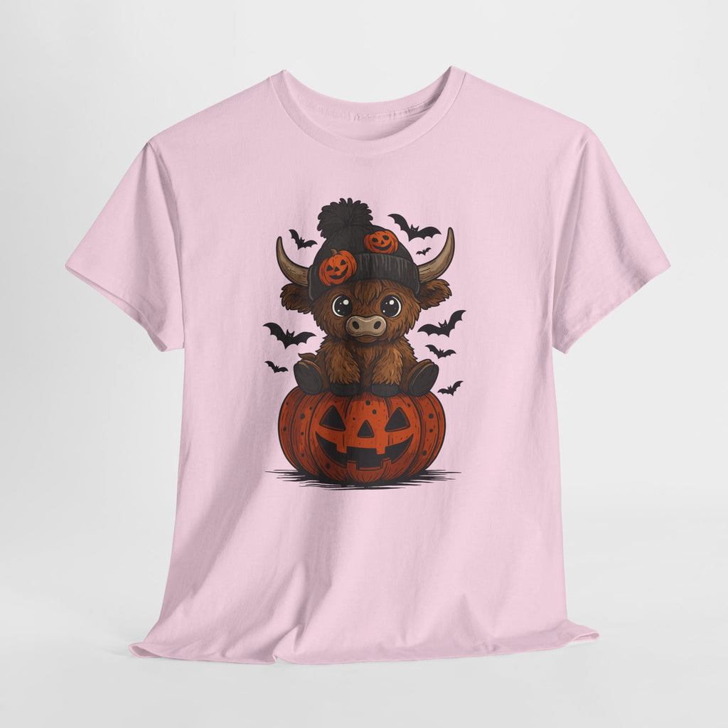 Halloween Cow Unisex Cotton Tshirt