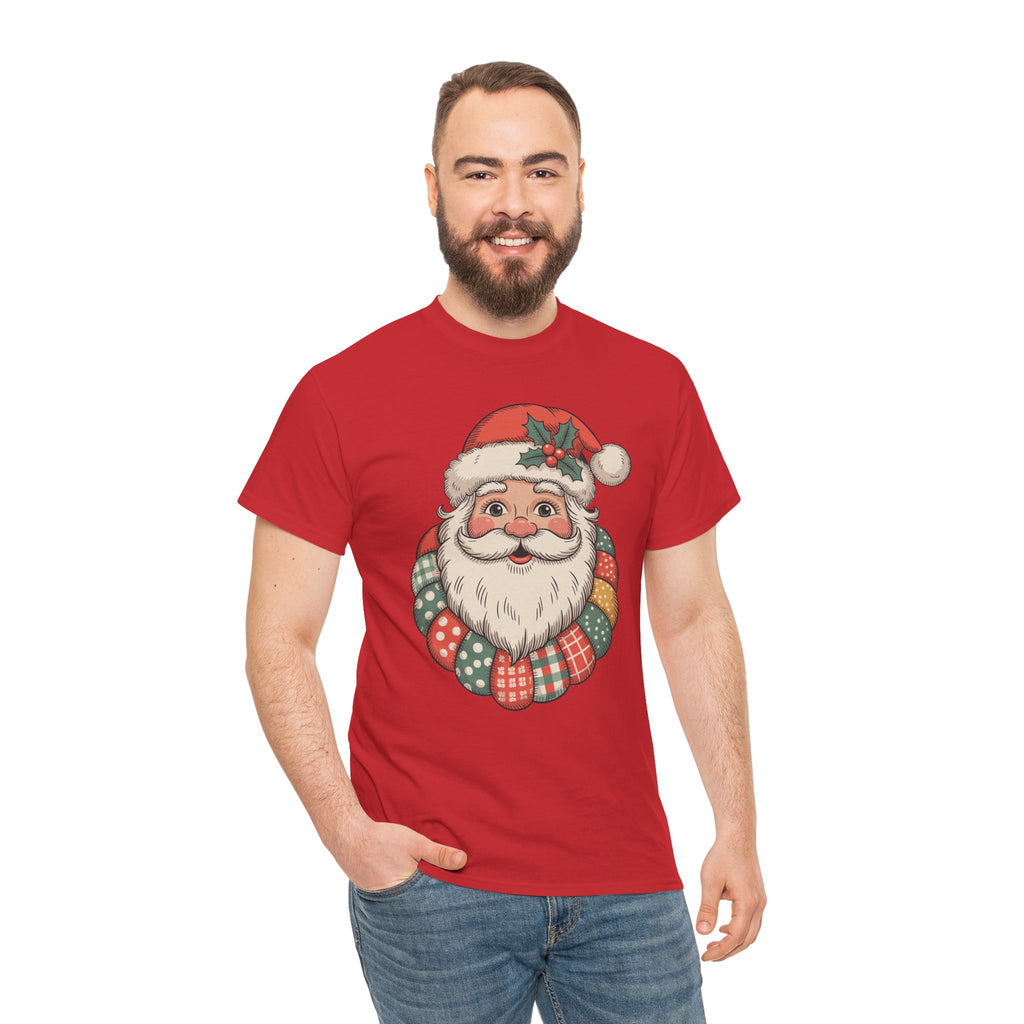 Vintage Santa Unisex Cotton Tee