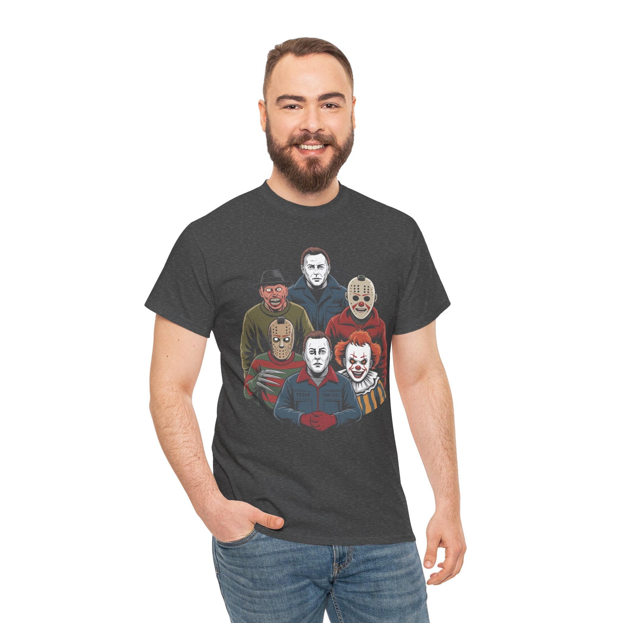 Horror Icons Unisex Cotton Tee