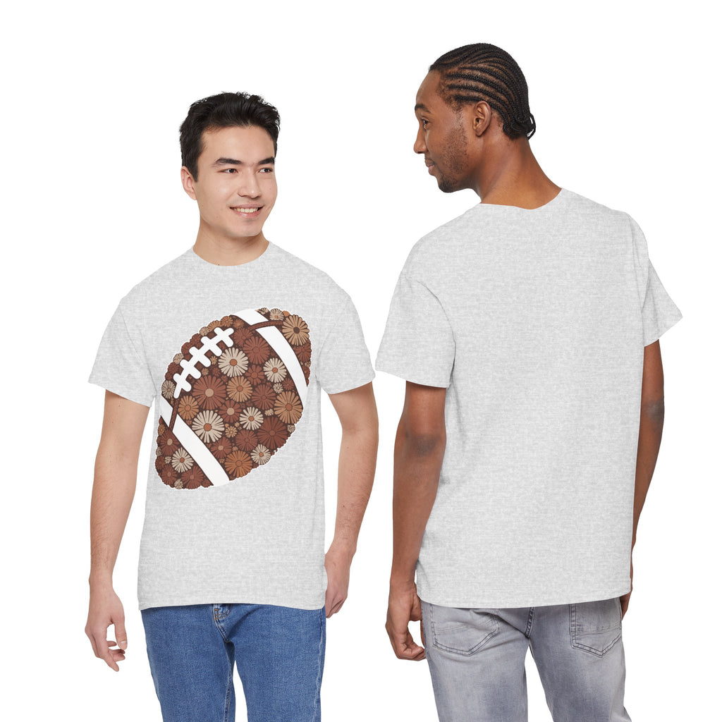Game Day Touch Down Football Tee — Helmets, Flags & Cheer Icons Unisex Cotton Tee