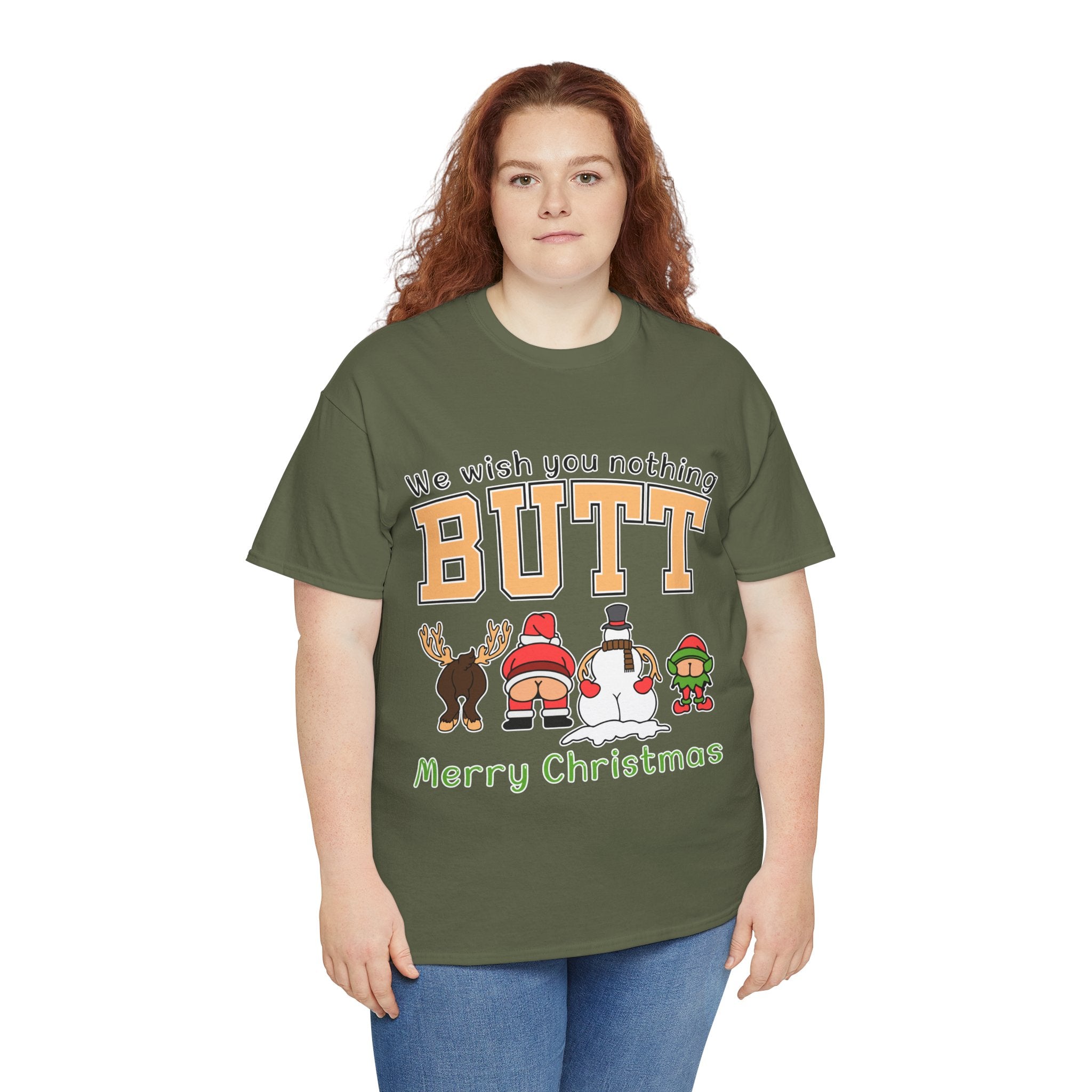 Christmas Butts Unisex Cotton Tee