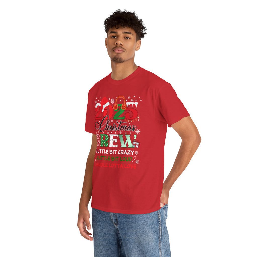Christmas Crew 2025 Unisex Cotton Tee