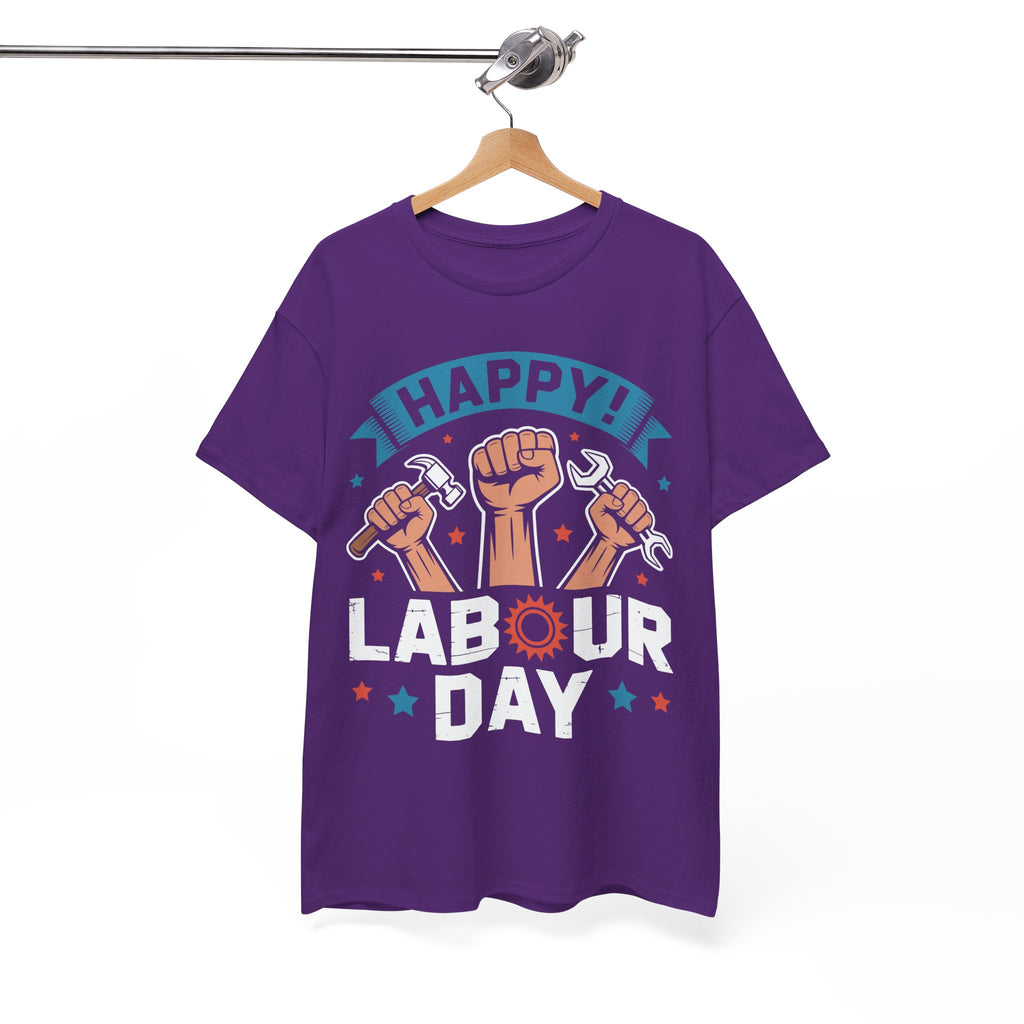 Happy US Labour Day Unisex Heavy Cotton T-Shirt