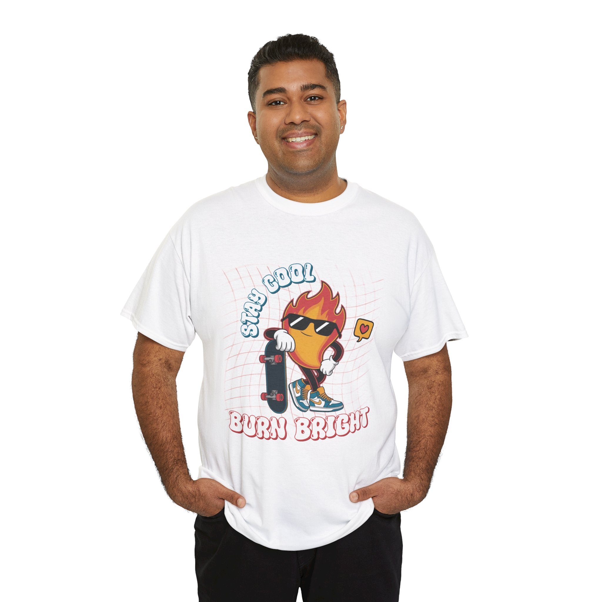 Stay Cool Burn Bright Unisex Tee