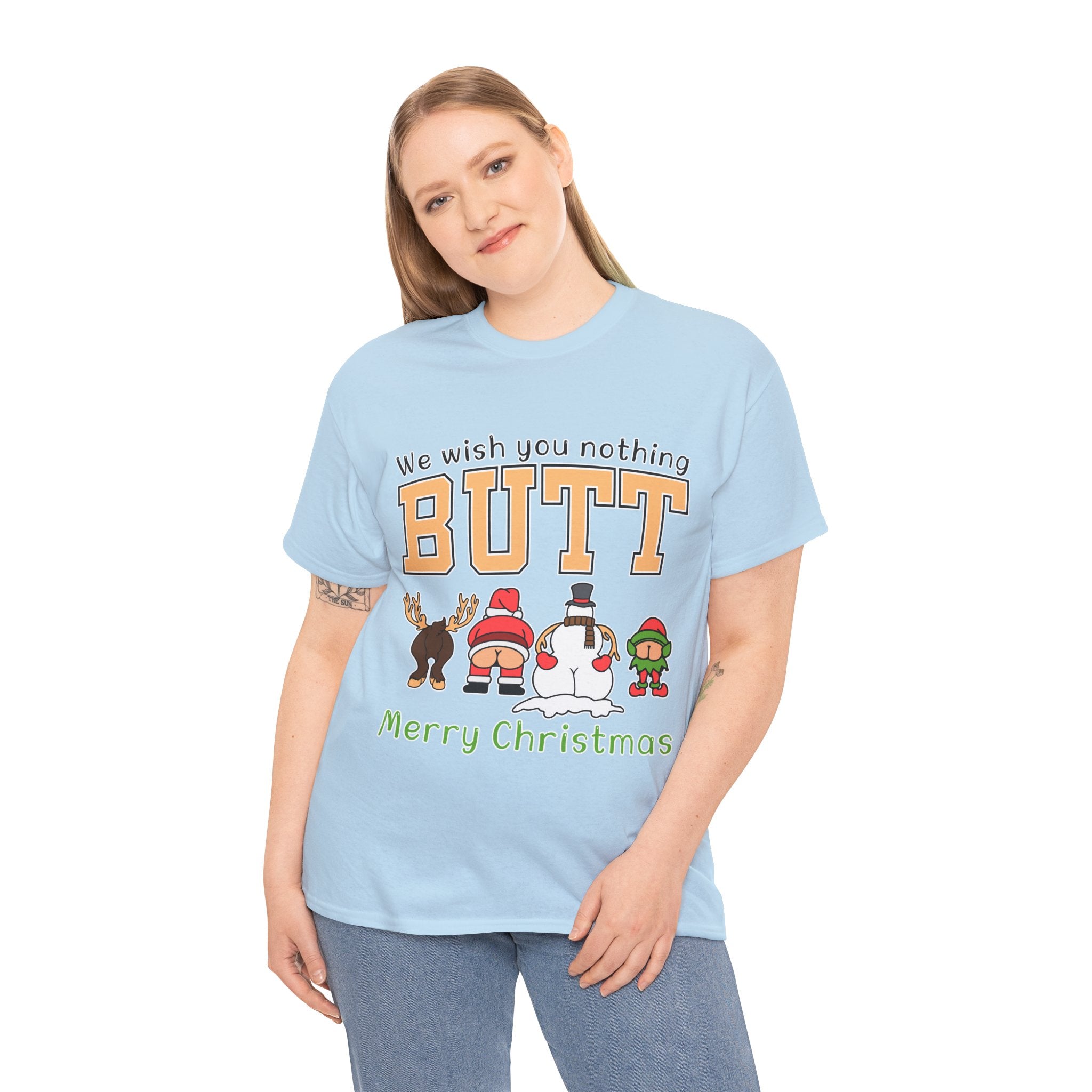 Christmas Butts Unisex Cotton Tee